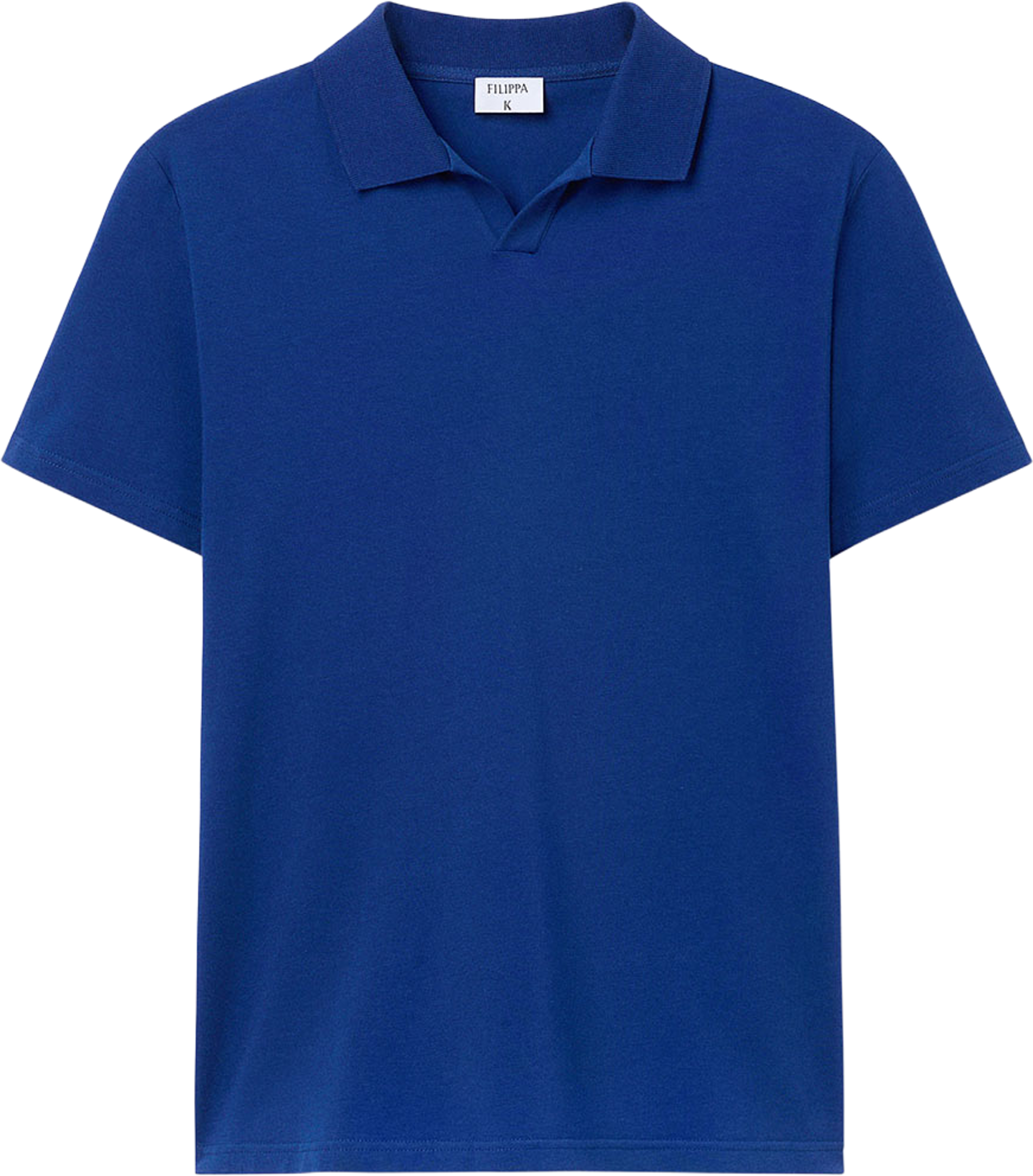 Stretch Cotton Polo T-Shirt, från Filippa K, i färgen Royal Navy. Klicka för att öppna bilden i stort format