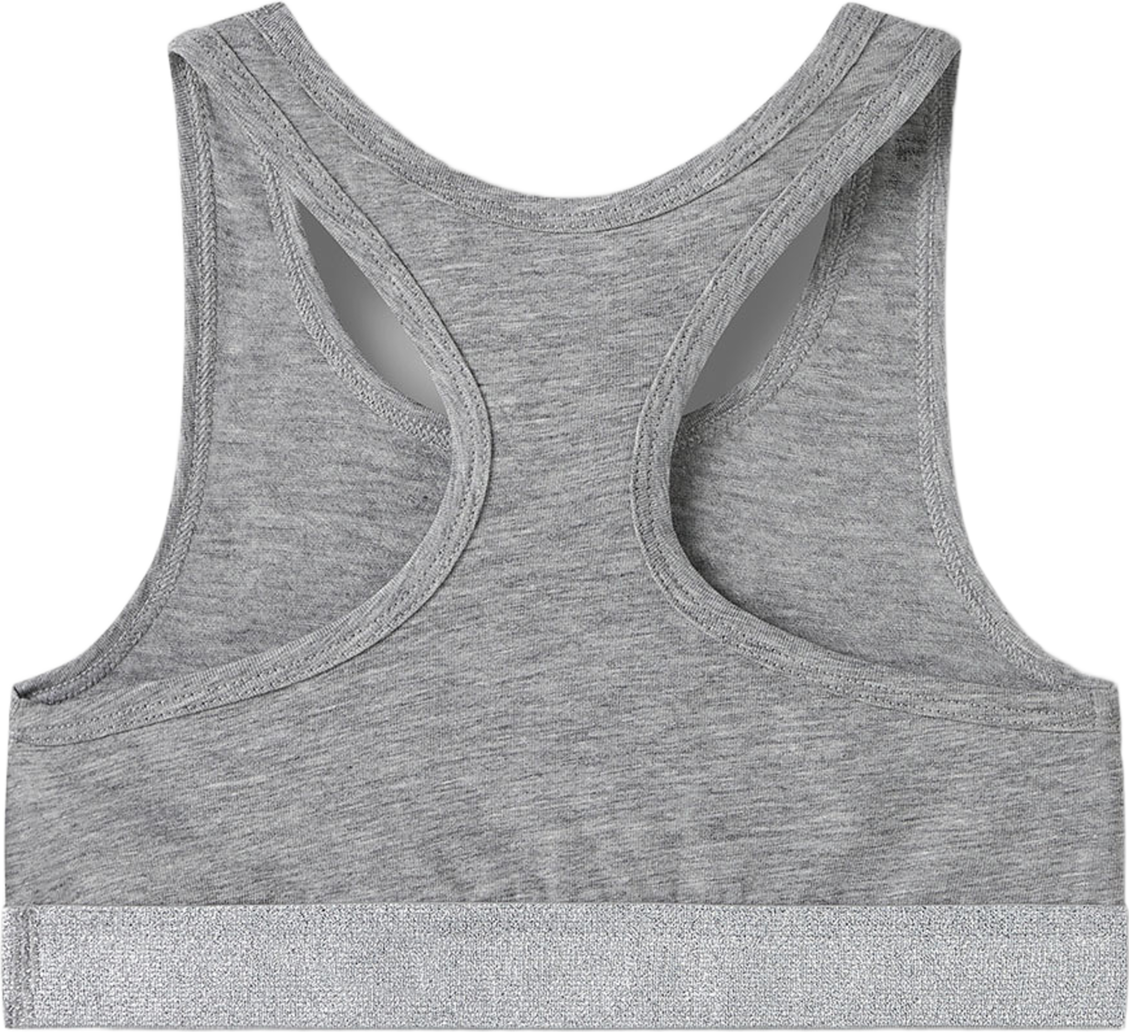 Topp, 2-pack, från Name It, i färgen Black W/ Grey Melange. Klicka för att öppna bilden i stort format