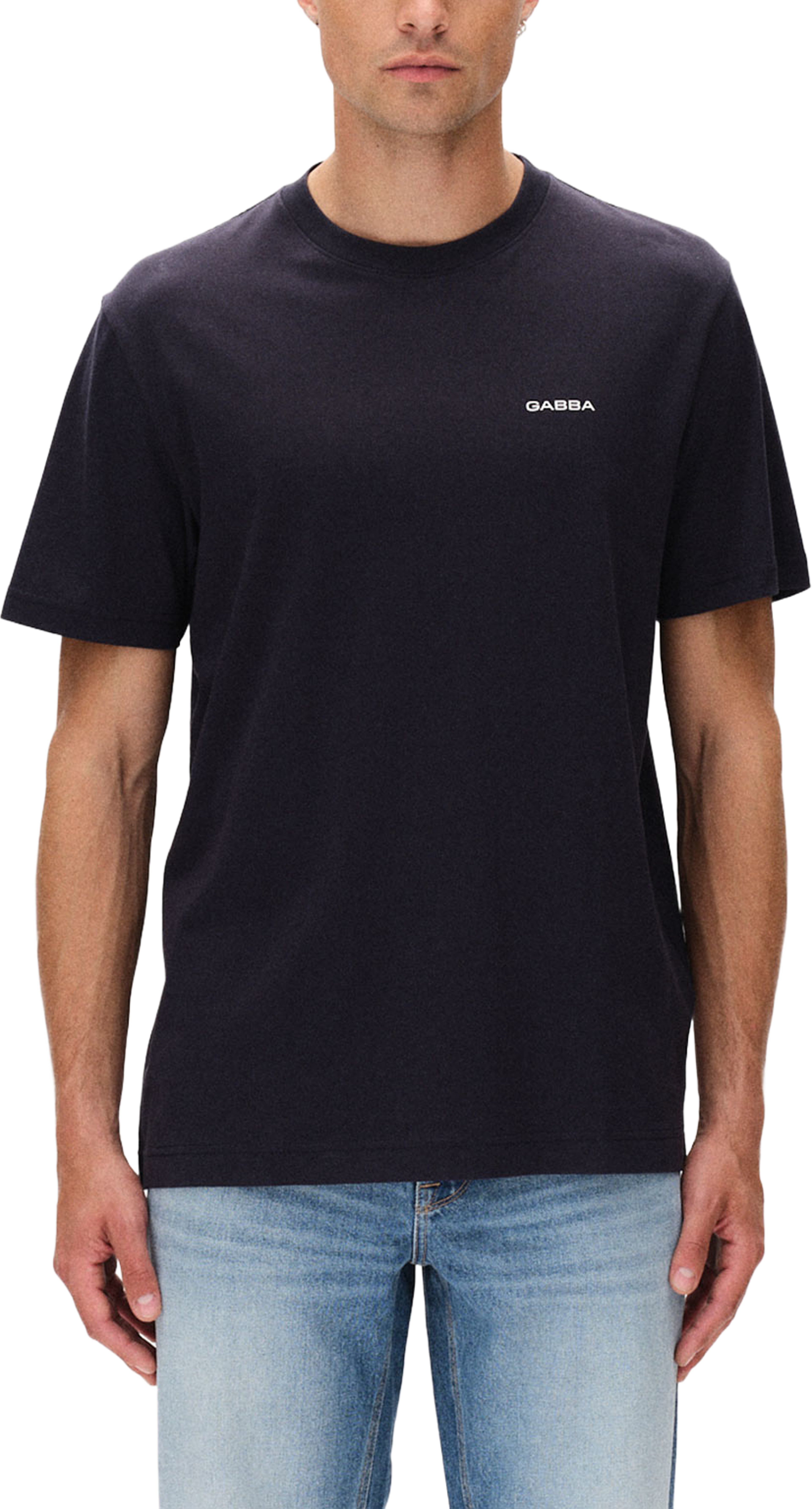 Dune Logo SS GOTS T-shirt S/S, från GABBA, i färgen Total Eclipse. Klicka för att öppna bilden i stort format