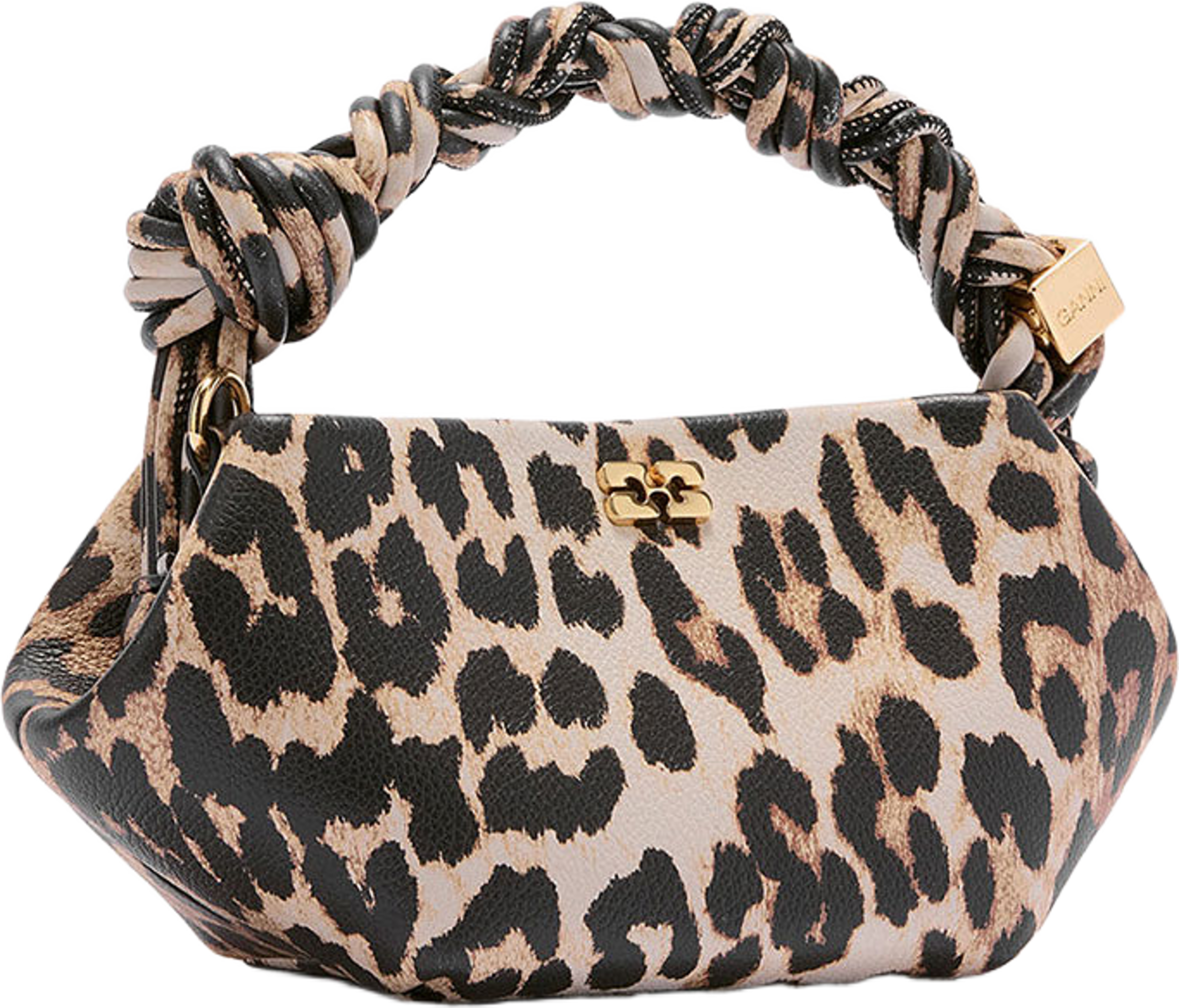 Bou Mini Grained Printed, från GANNI, i färgen Almond Milk. Klicka för att öppna bilden i stort format