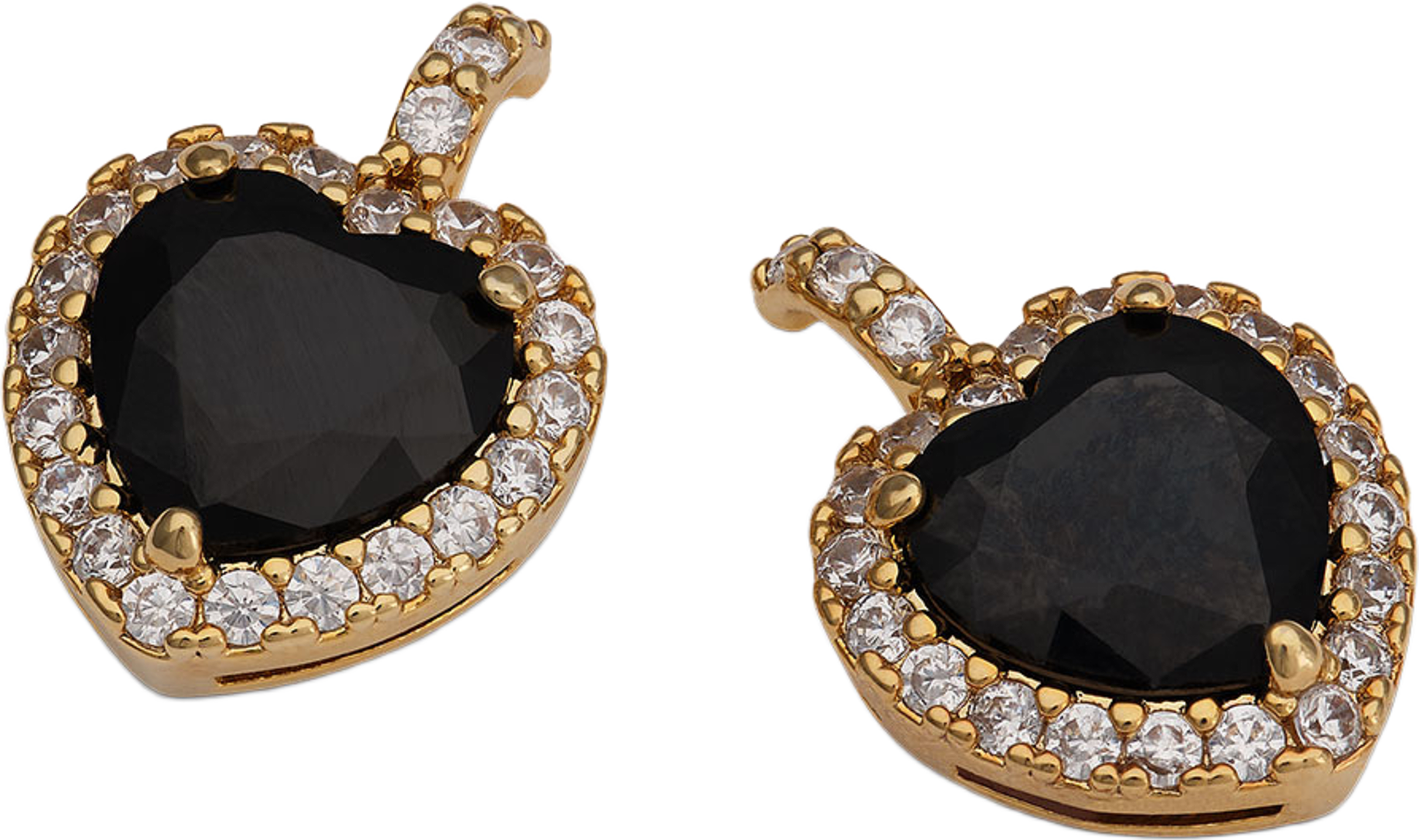 Rose earrings, från Lily and Rose, i färgen Jet / Crystal. Klicka för att öppna bilden i stort format