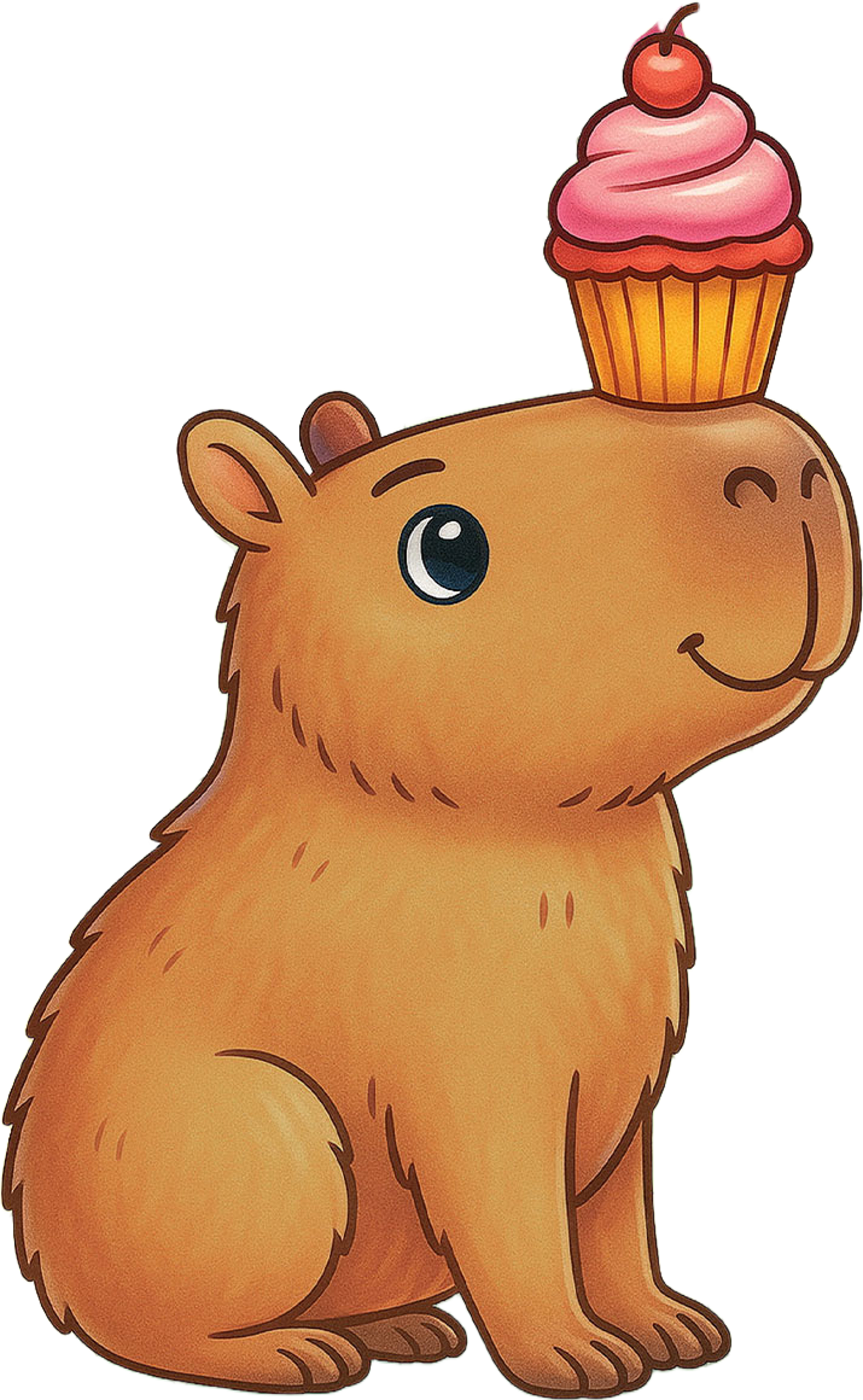 MÅLARBOK KAPYBARAS, från KÄRNAN. Klicka för att öppna bilden i stort format