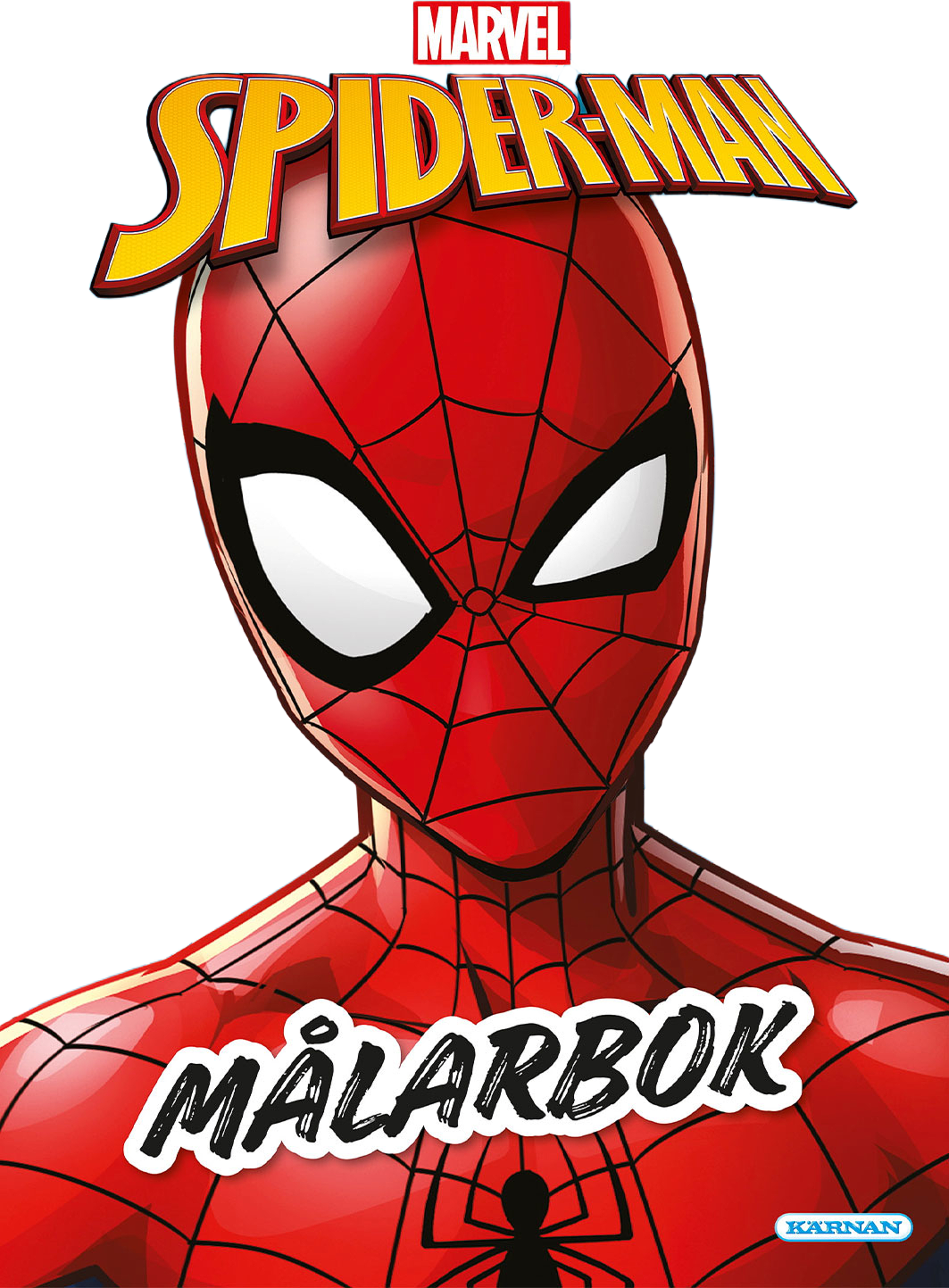 MÅLARBOK SPIDER-MAN, från KÄRNAN. Klicka för att öppna bilden i stort format