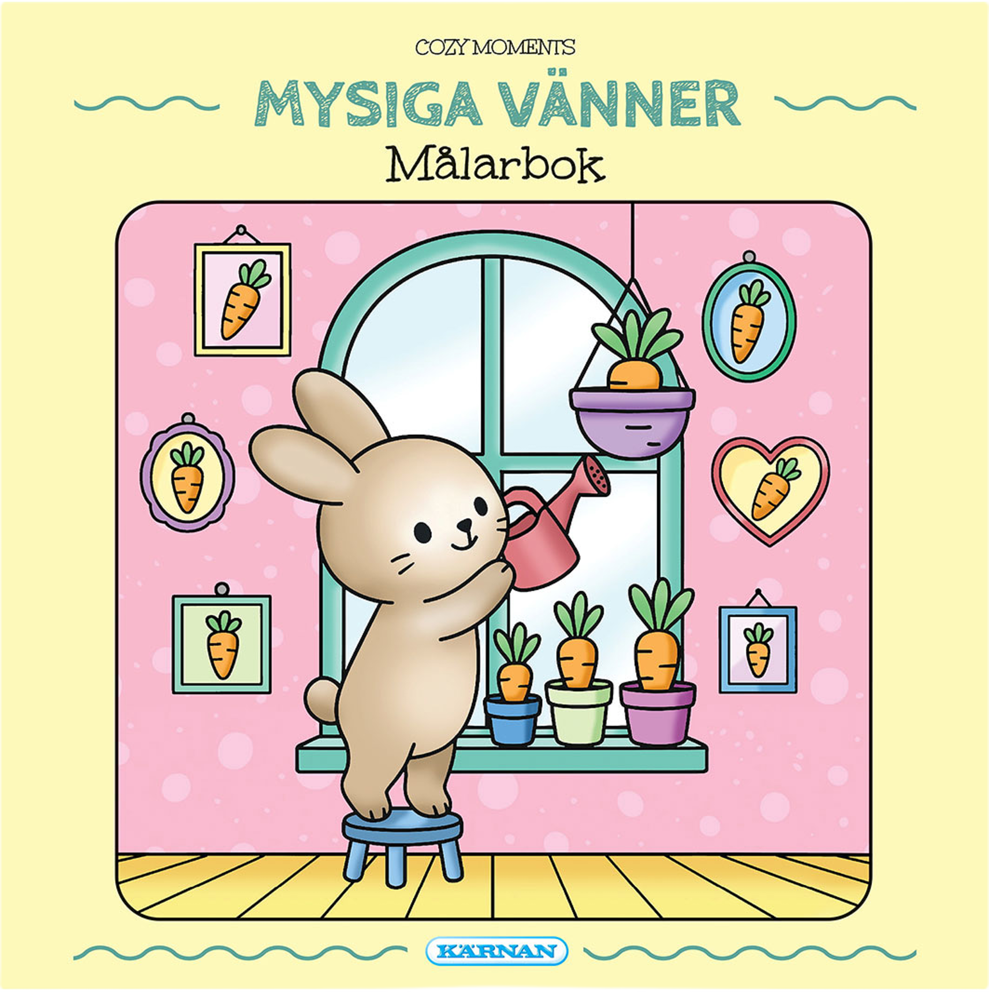 MÅLARBOK COZY - MYSIGA VÄNNER, från KÄRNAN. Klicka för att öppna bilden i stort format
