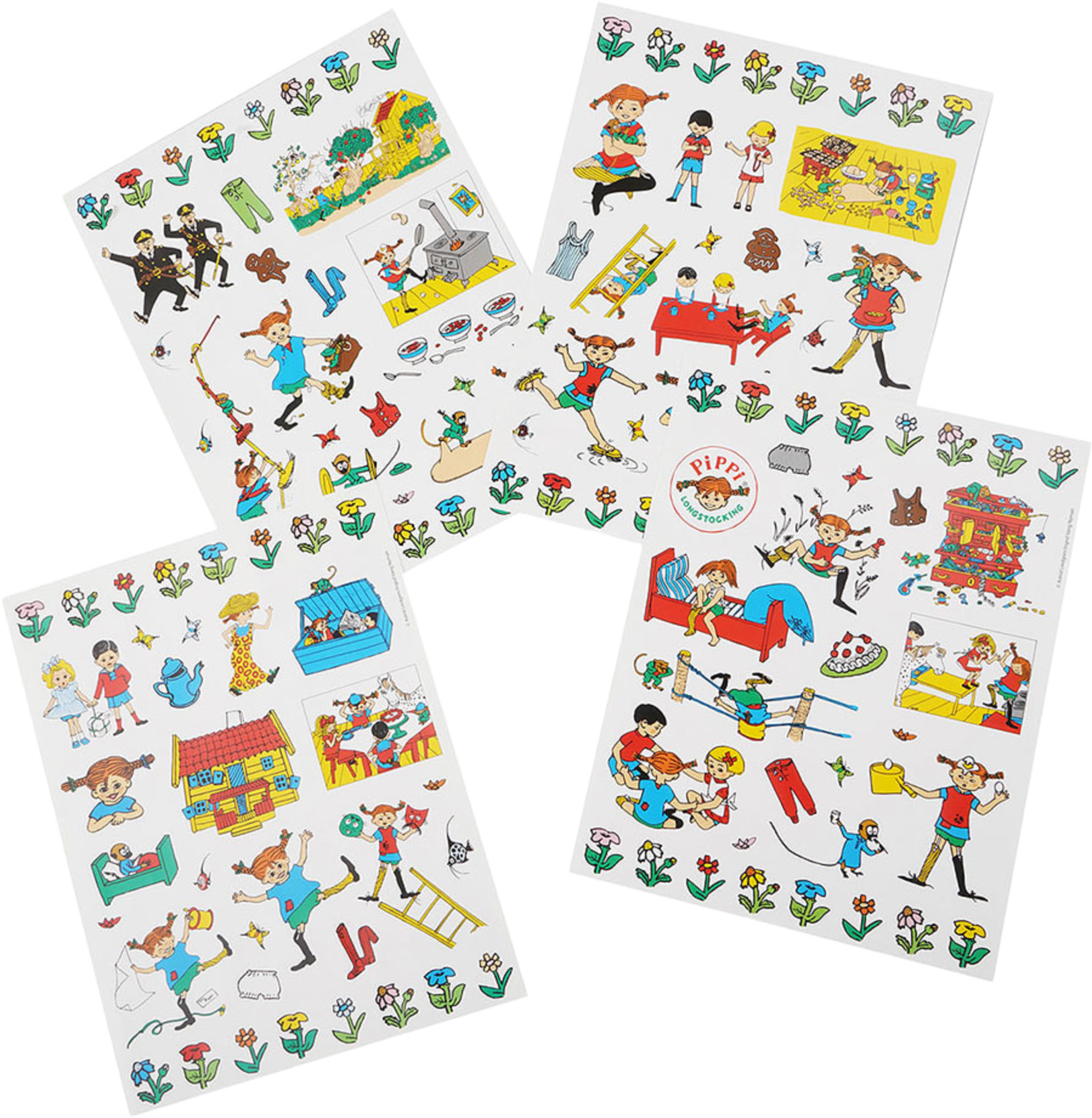 Pippi långstrump Klistermärken (140 Stickers), från PIPPI. Klicka för att öppna bilden i stort format