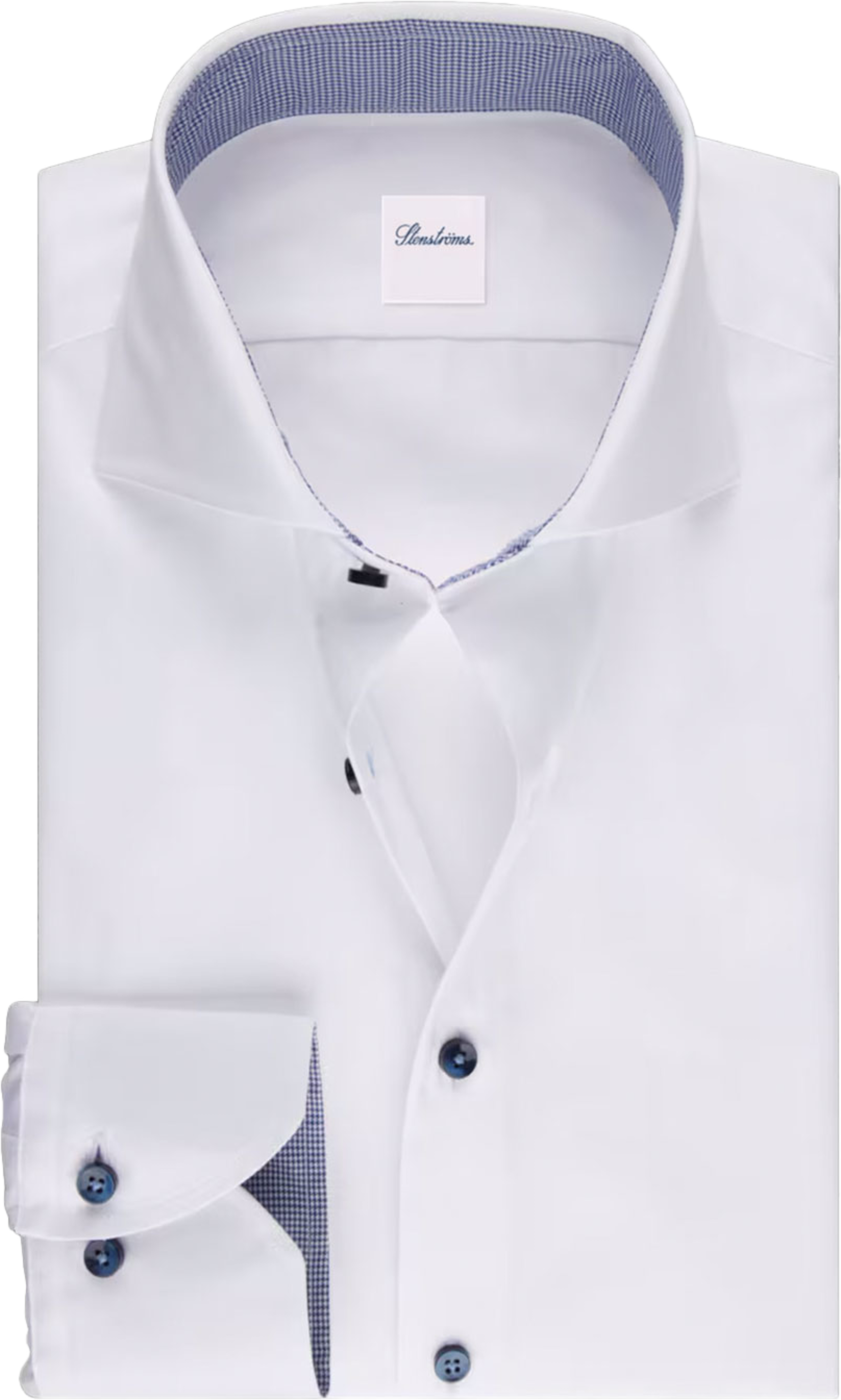 Kontrast Twillskjorta, från Stenströms, i färgen White. Klicka för att öppna bilden i stort format