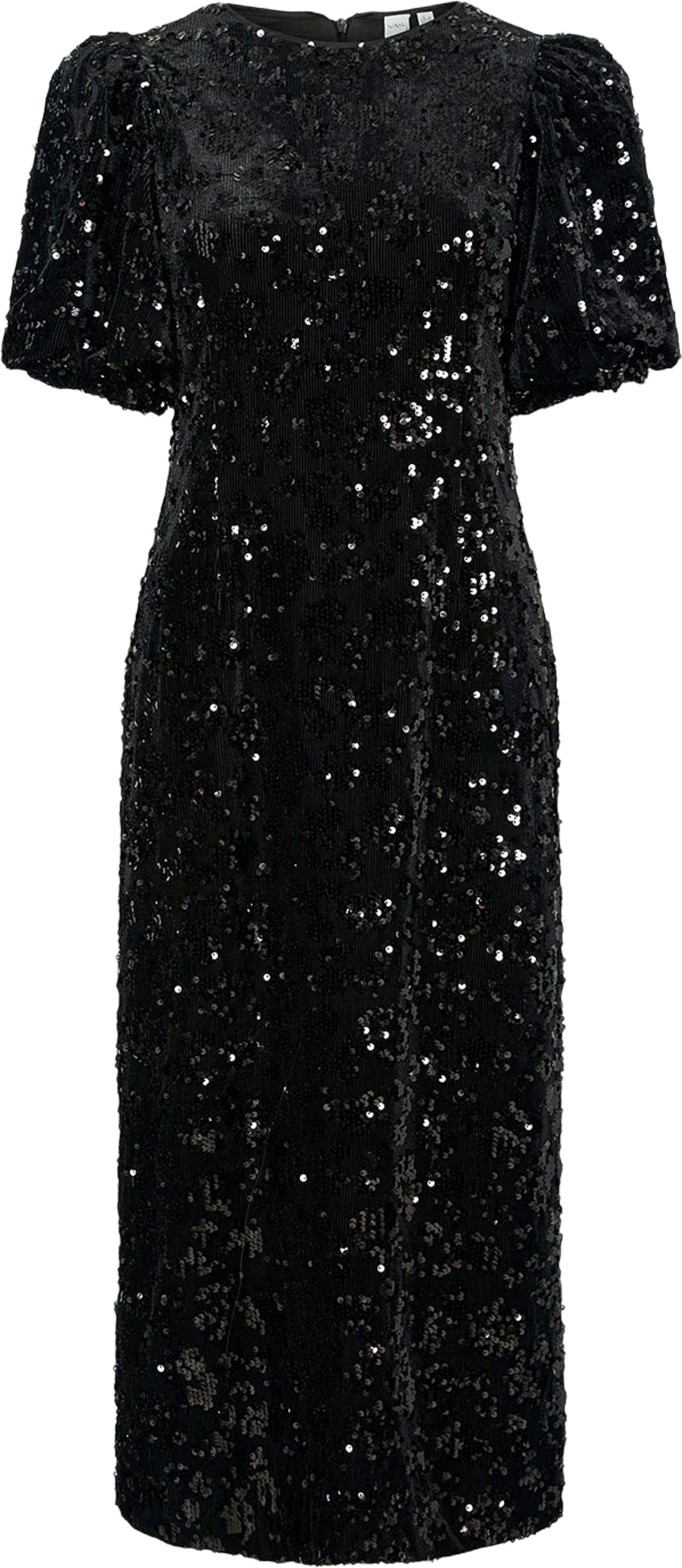 YASSOFIE Midiklänning med paljetter, från Y.A.S, i färgen Black W Sequins. Klicka för att öppna bilden i stort format