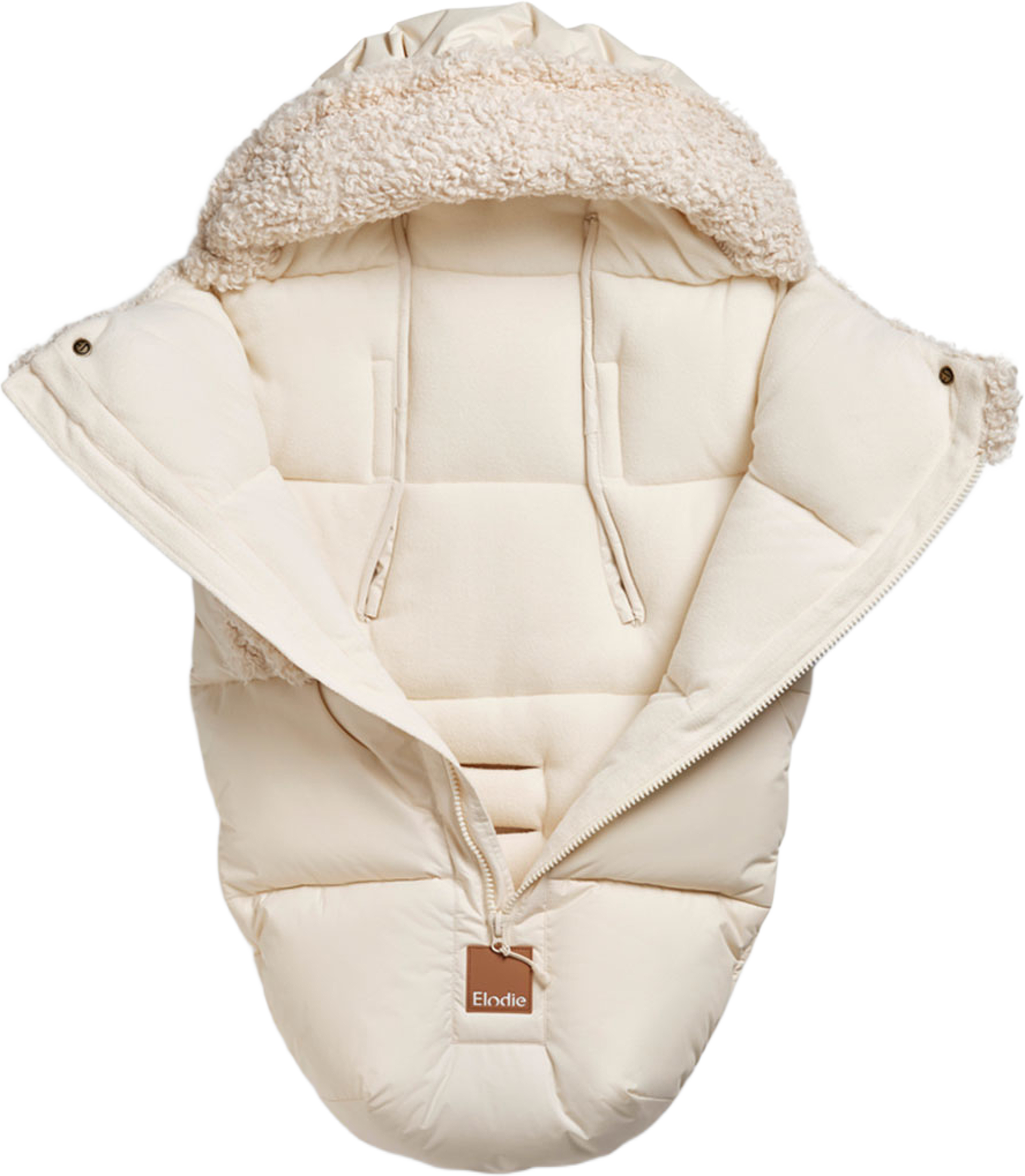 Åkpåse Soft Sherpa, från Elodie Details, i färgen Soft Sherpa. Klicka för att öppna bilden i stort format