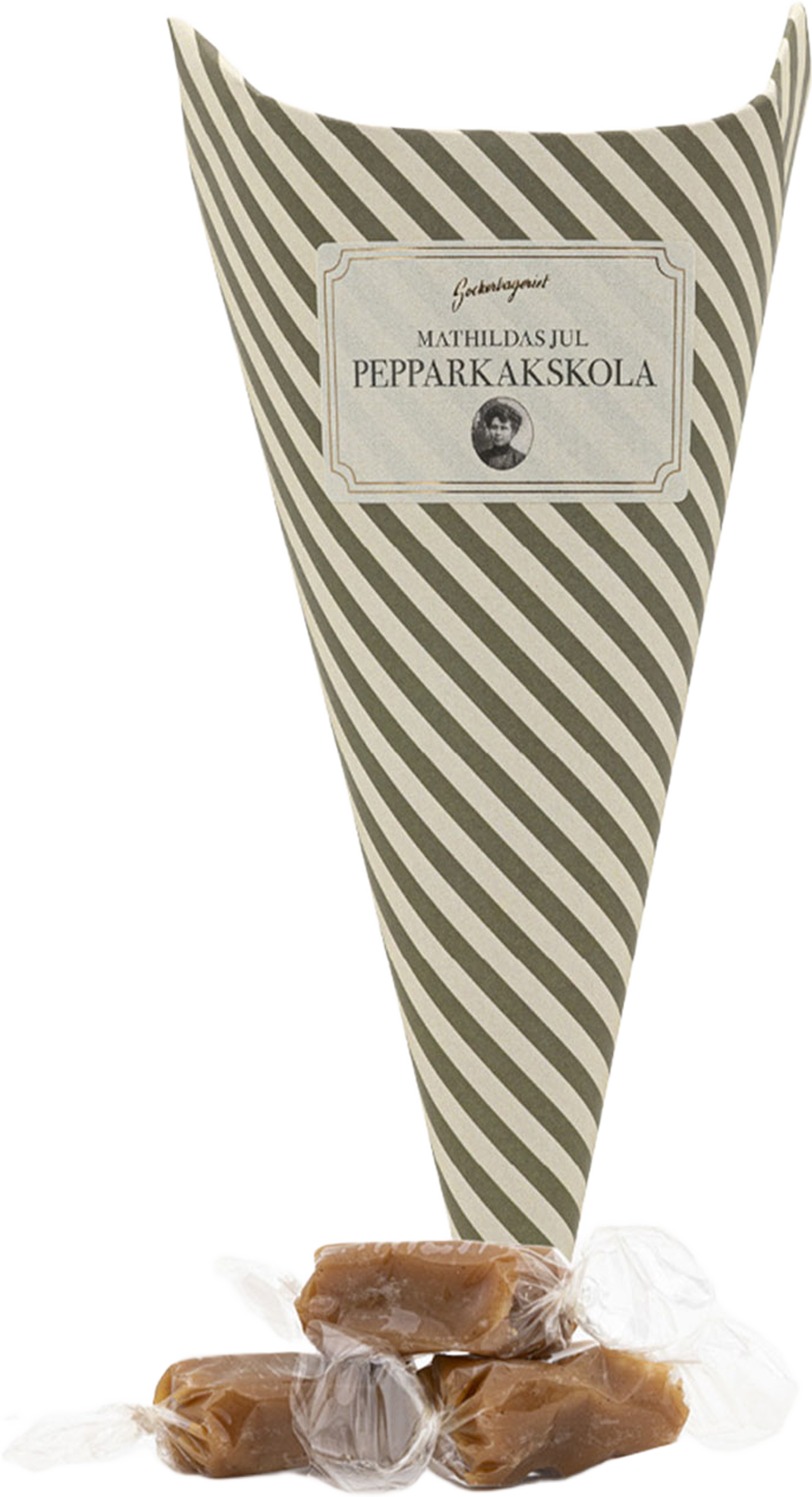 Mathildas pepparkakskola 100 g, från Sockerbageriet, i färgen Mixed. Klicka för att öppna bilden i stort format