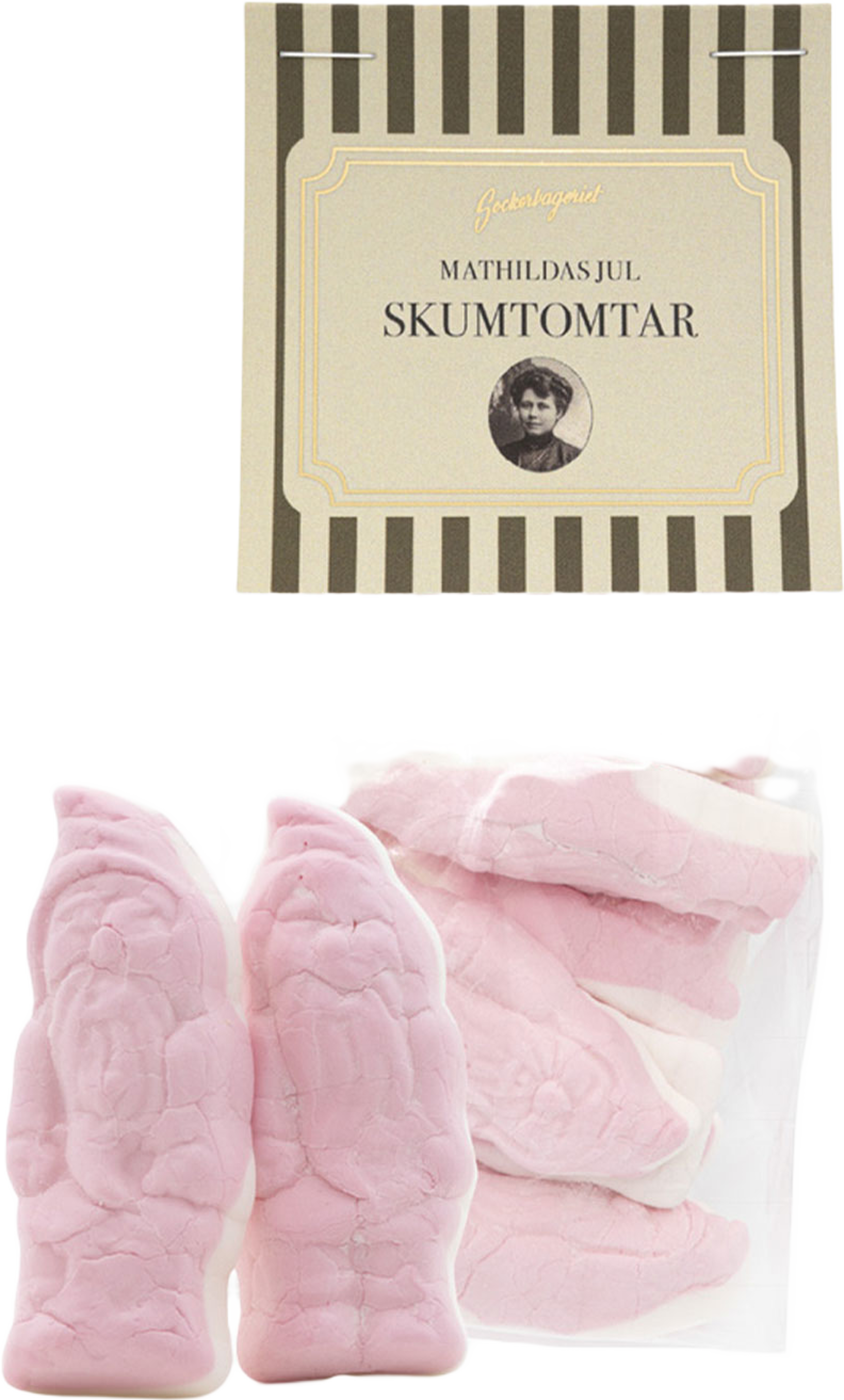 Mathildas jultomteskum 80 g, från Sockerbageriet, i färgen Mixed. Klicka för att öppna bilden i stort format