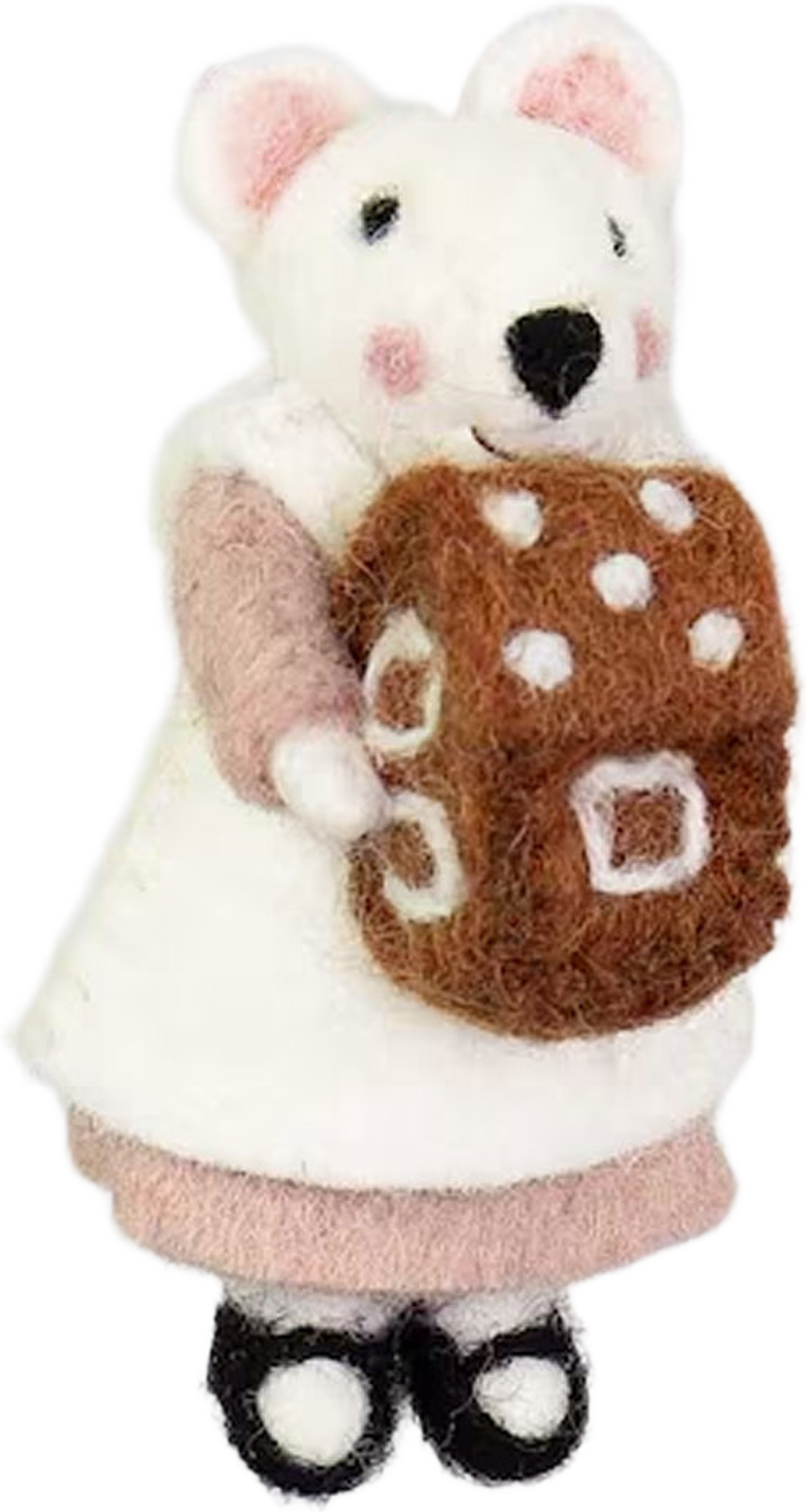 MOUSE WITH HOUSE Julhänge, från A World of Craft, i färgen Vit. Klicka för att öppna bilden i stort format