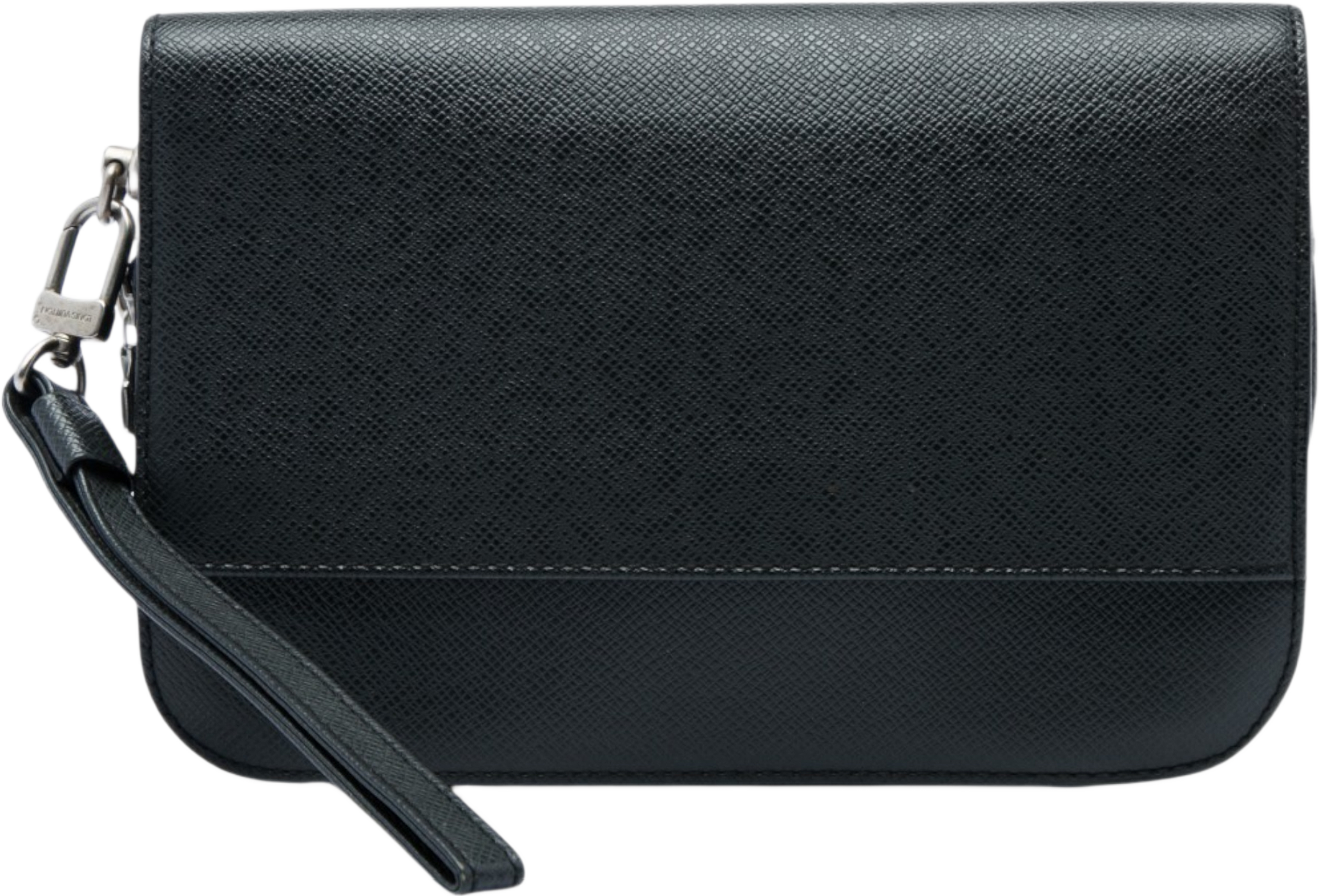 Louis Vuitton Taiga Pochette Baikal, från Luxclusif, i färgen svart. Klicka för att öppna bilden i stort format