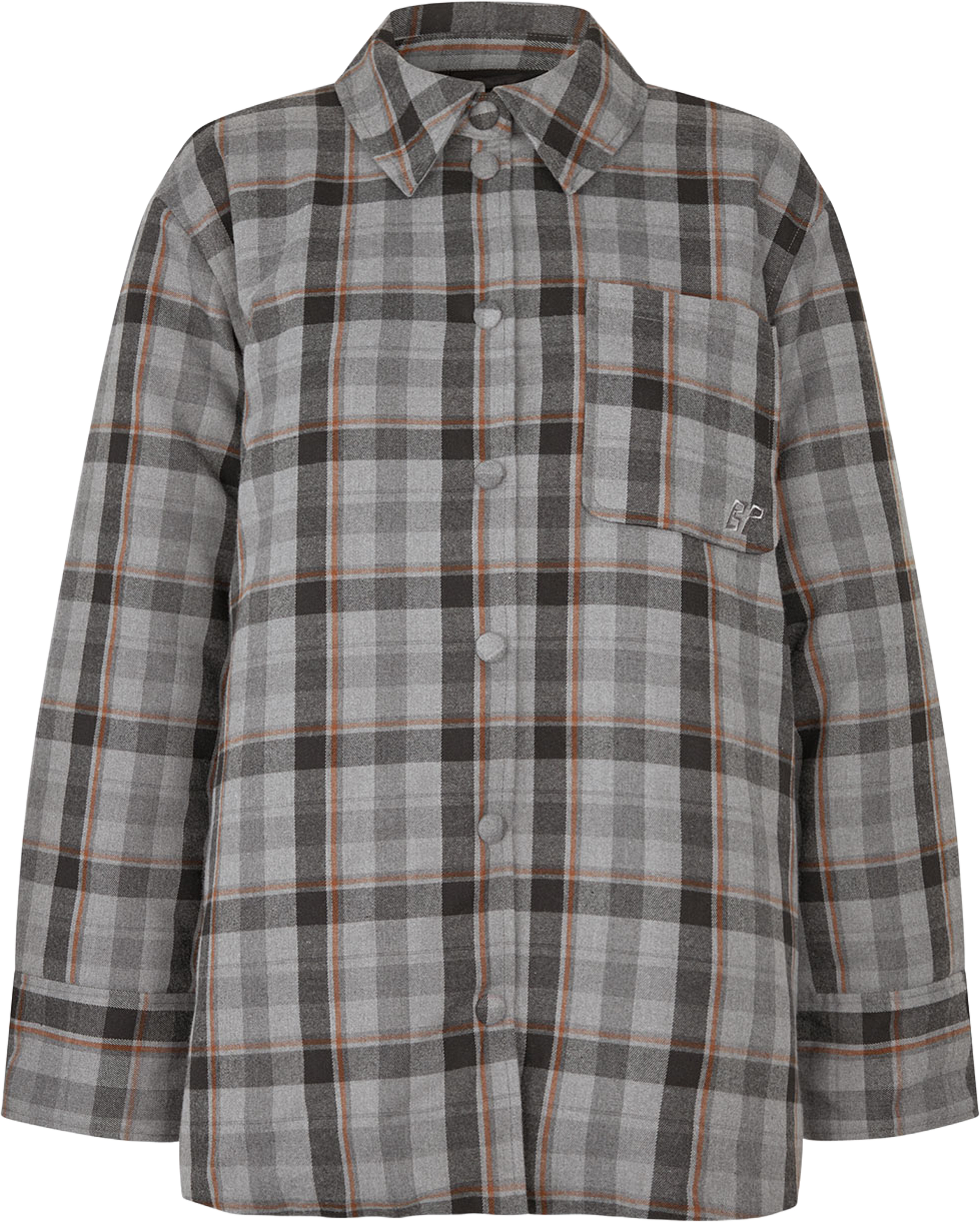 BIANA Jacket, från Baum und Pferdgarten, i färgen Grey Soft Check. Klicka för att öppna bilden i stort format