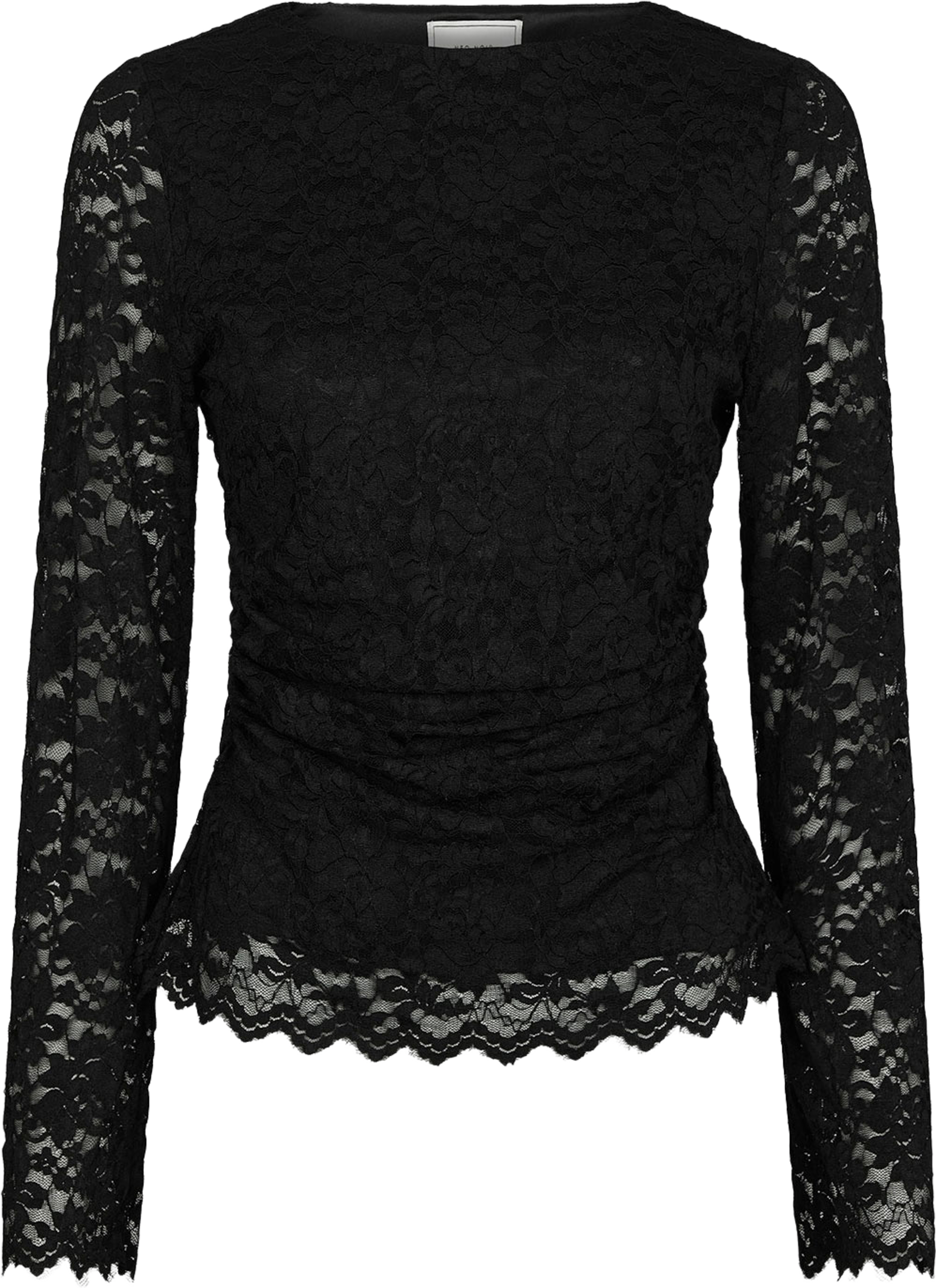 Lenida Lace Blouse, från Neo Noir, i färgen Black. Klicka för att öppna bilden i stort format