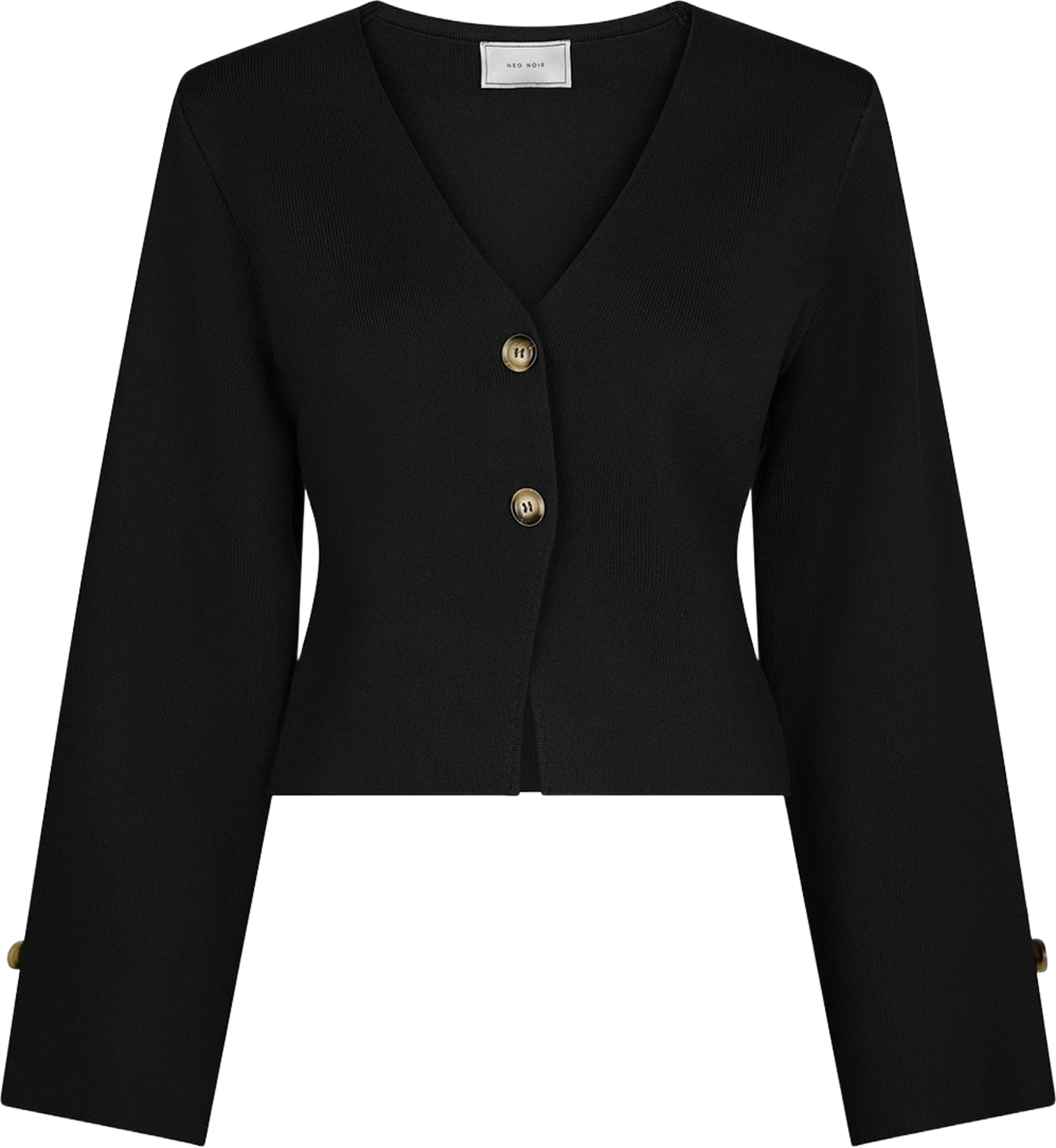 Fulvia Knit Blouse, från Neo Noir, i färgen Black. Klicka för att öppna bilden i stort format