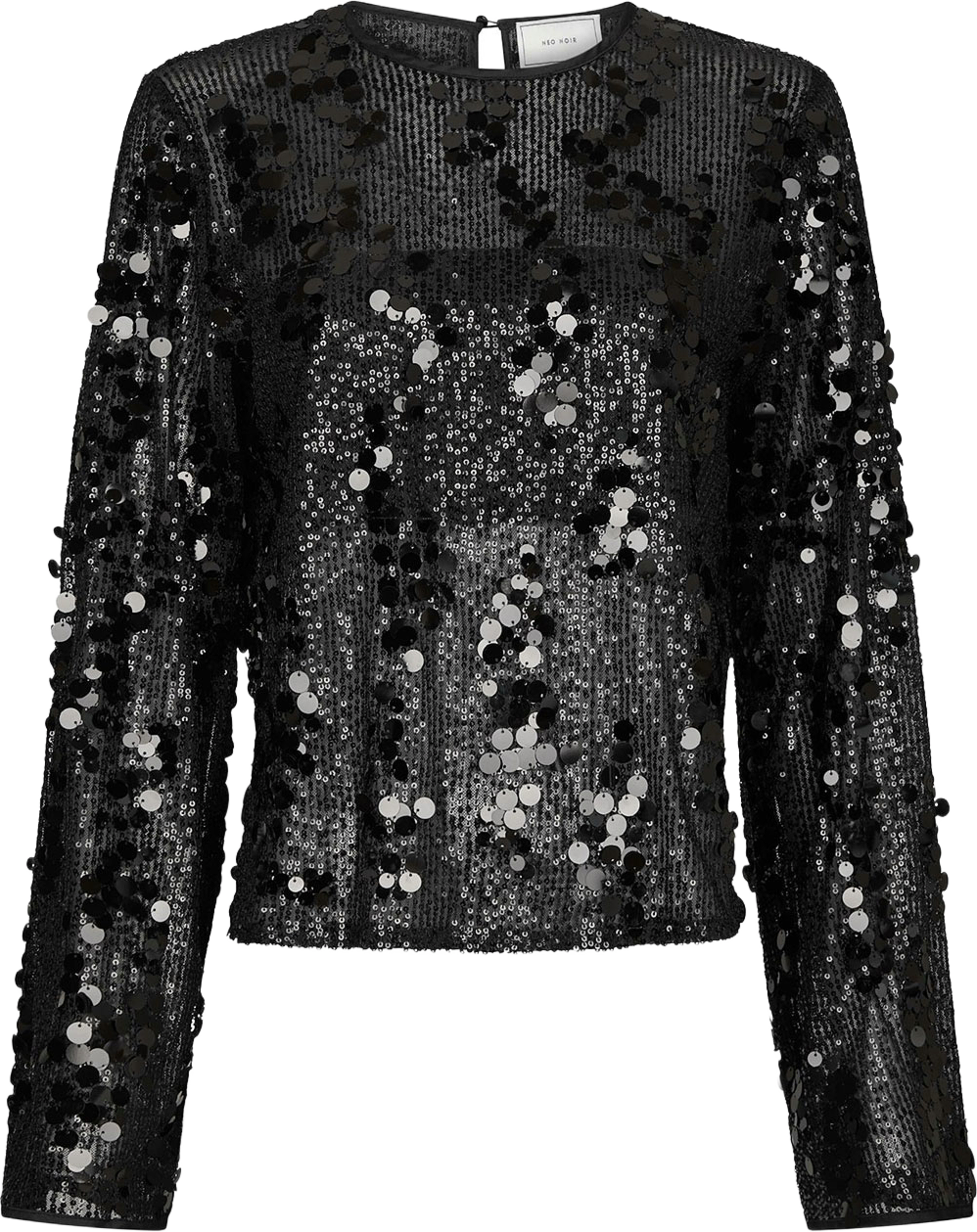 Blake Sequins Blouse, från Neo Noir, i färgen Black. Klicka för att öppna bilden i stort format