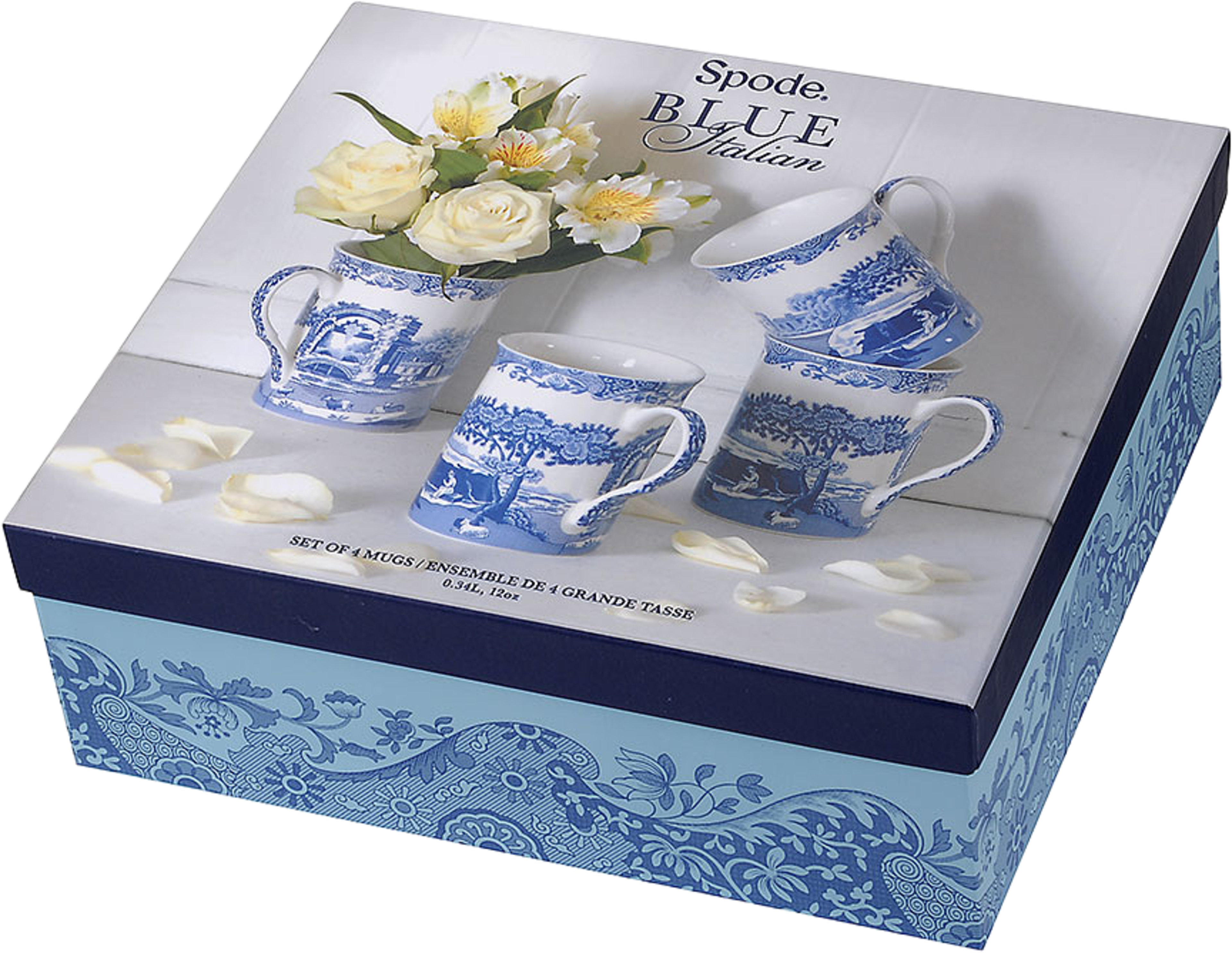 Blue Italian Mugg 34 cl 4-pack, från Spode, i färgen Blue. Klicka för att öppna bilden i stort format