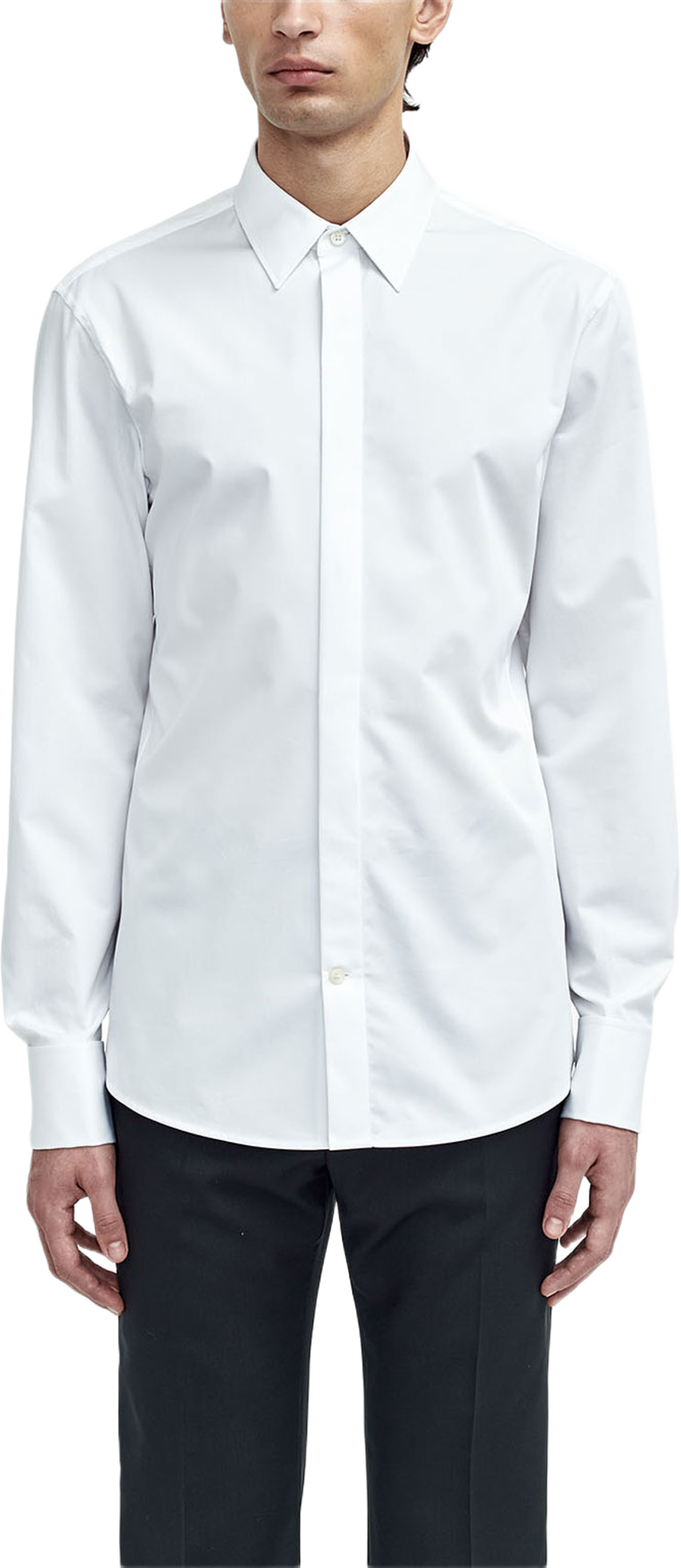 Adley T Smokingskjorta, från Tiger of Sweden, i färgen Pure White. Klicka för att öppna bilden i stort format