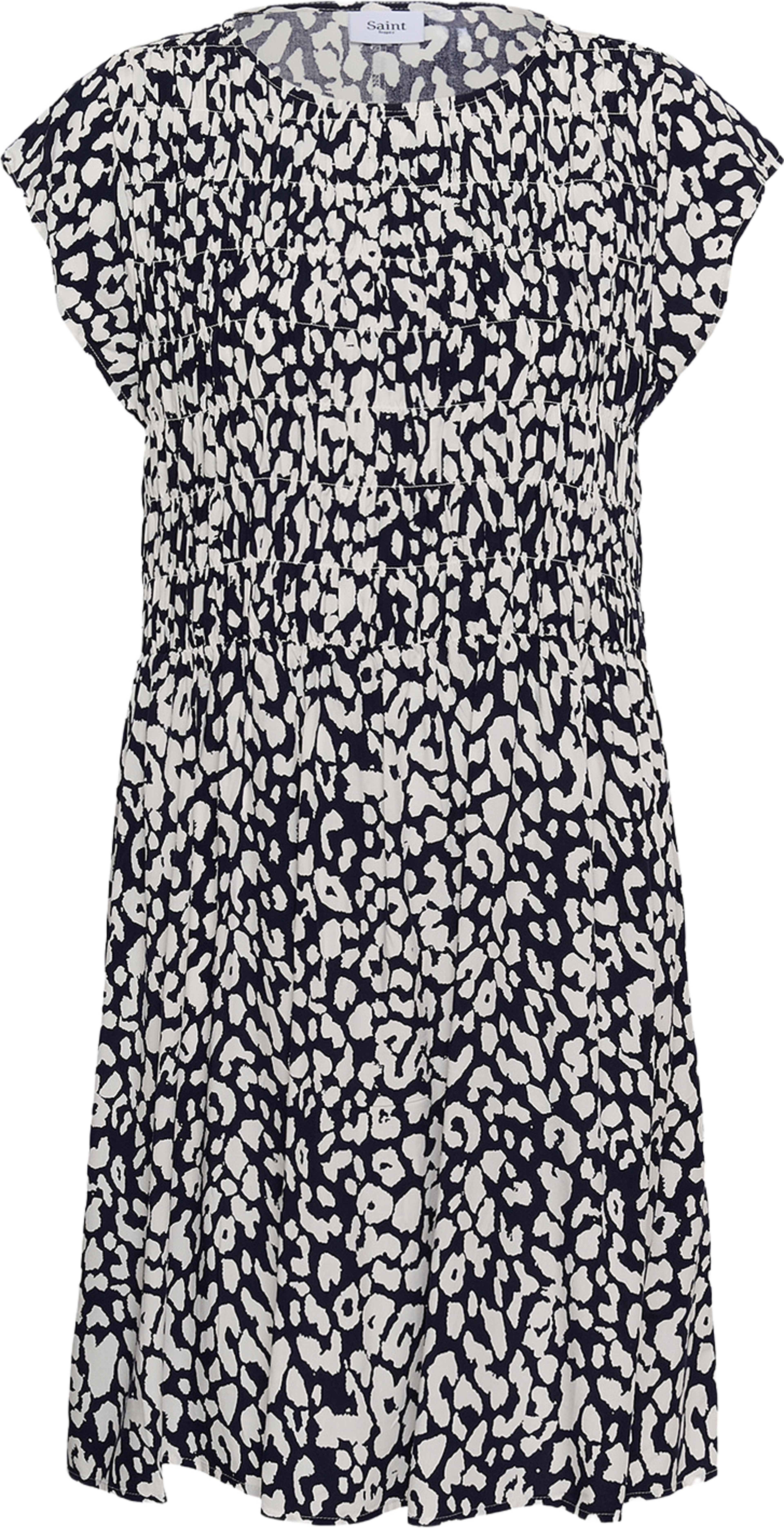 GislaSZ Dress, från Saint Tropez, i färgen Nightsky Ice Leopard. Klicka för att öppna bilden i stort format