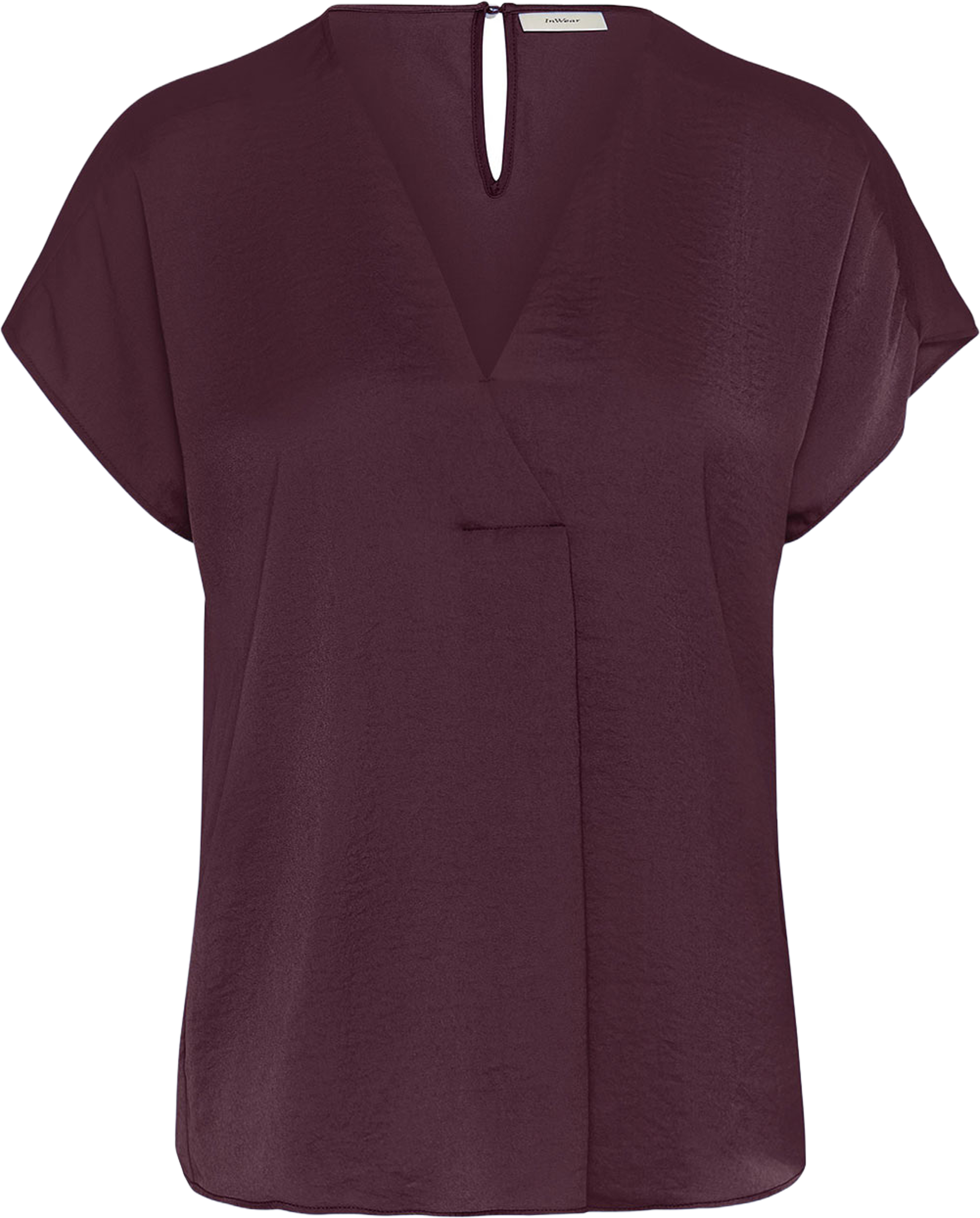 RindaIW Top, från Inwear, i färgen Brown Bordeaux. Klicka för att öppna bilden i stort format