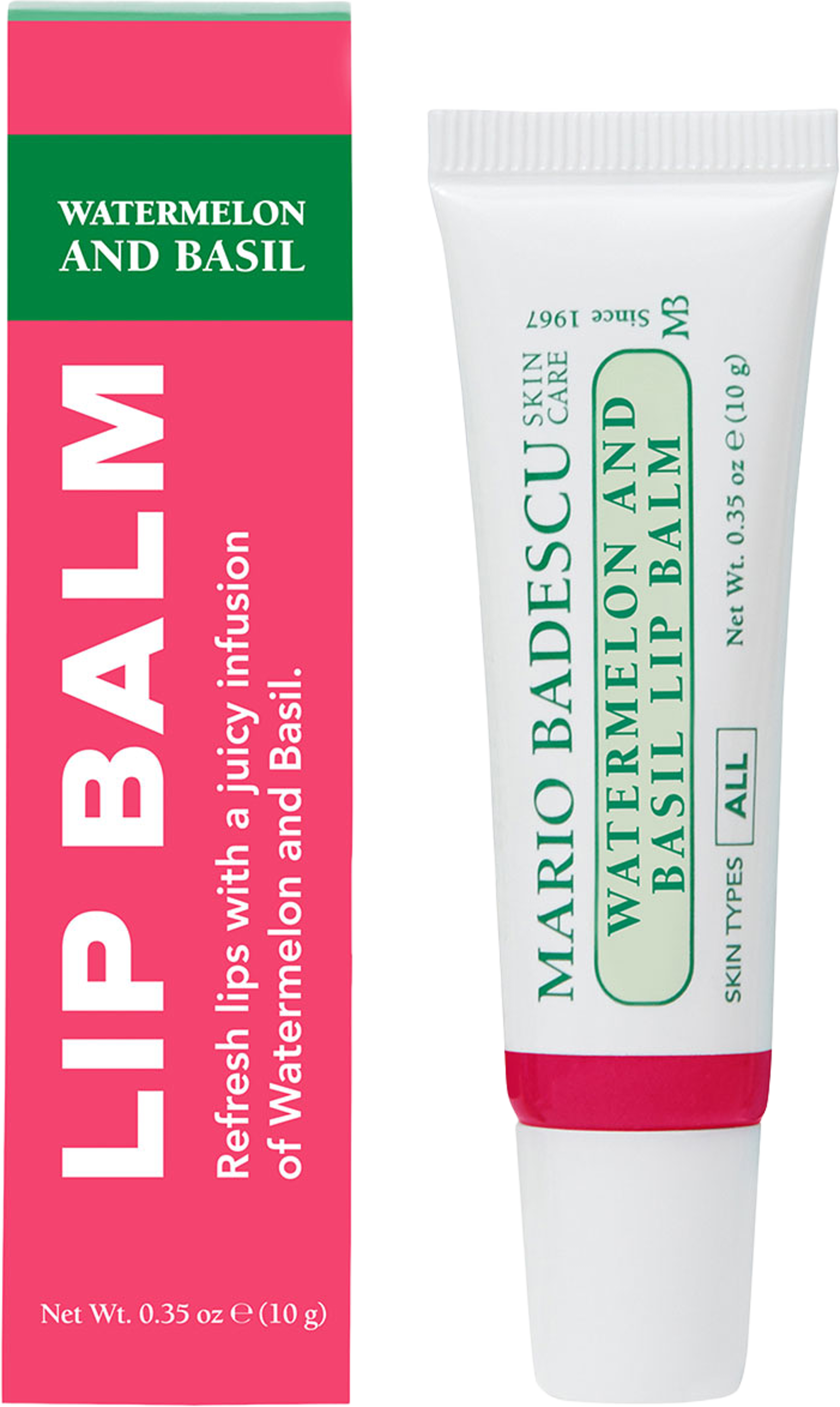 Lip Balm Watermelon & Basil, från Mario Badescu. Klicka för att öppna bilden i stort format