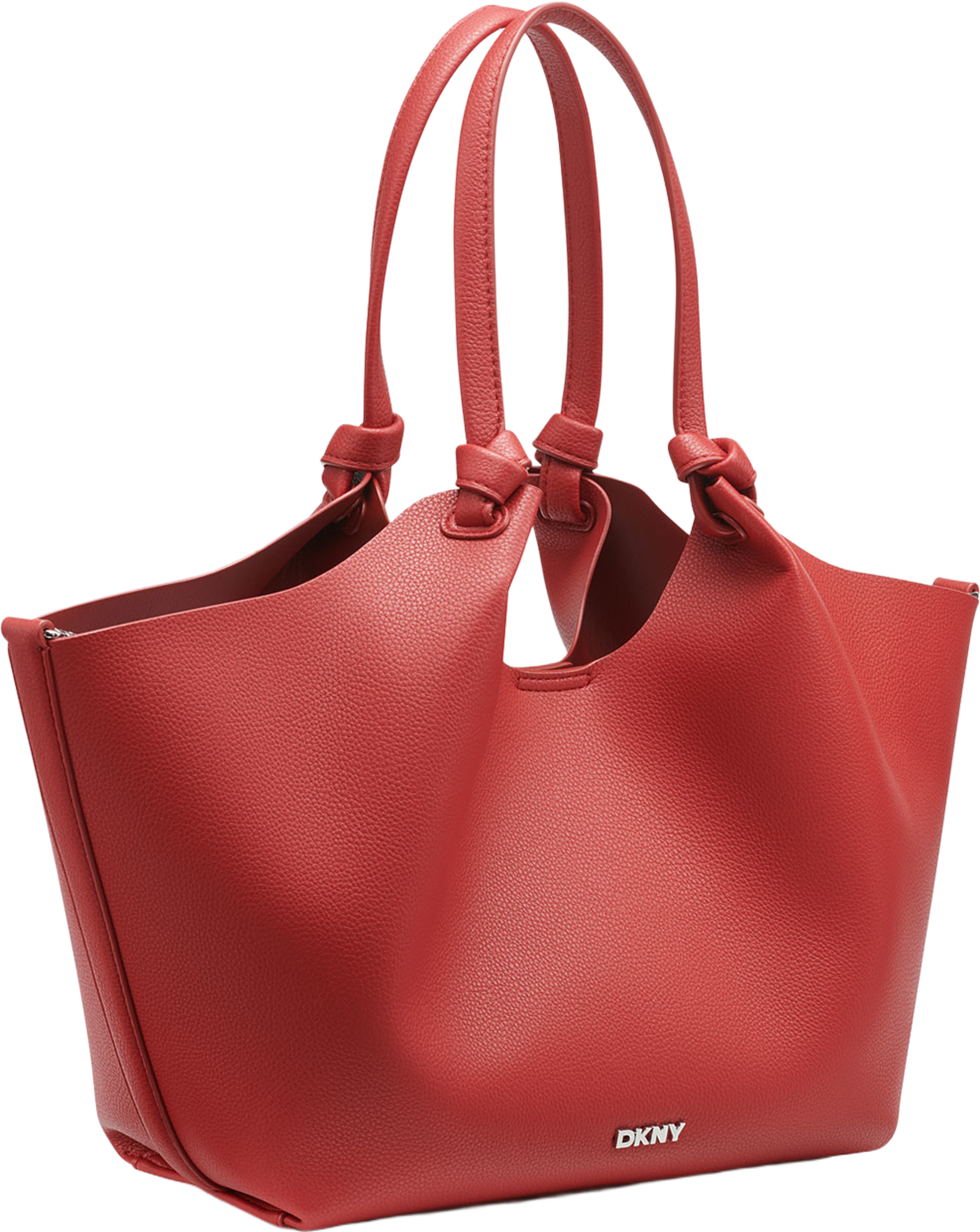 Paula Commuter Medium Tote, från DKNY, i färgen Ruby Red. Klicka för att öppna bilden i stort format