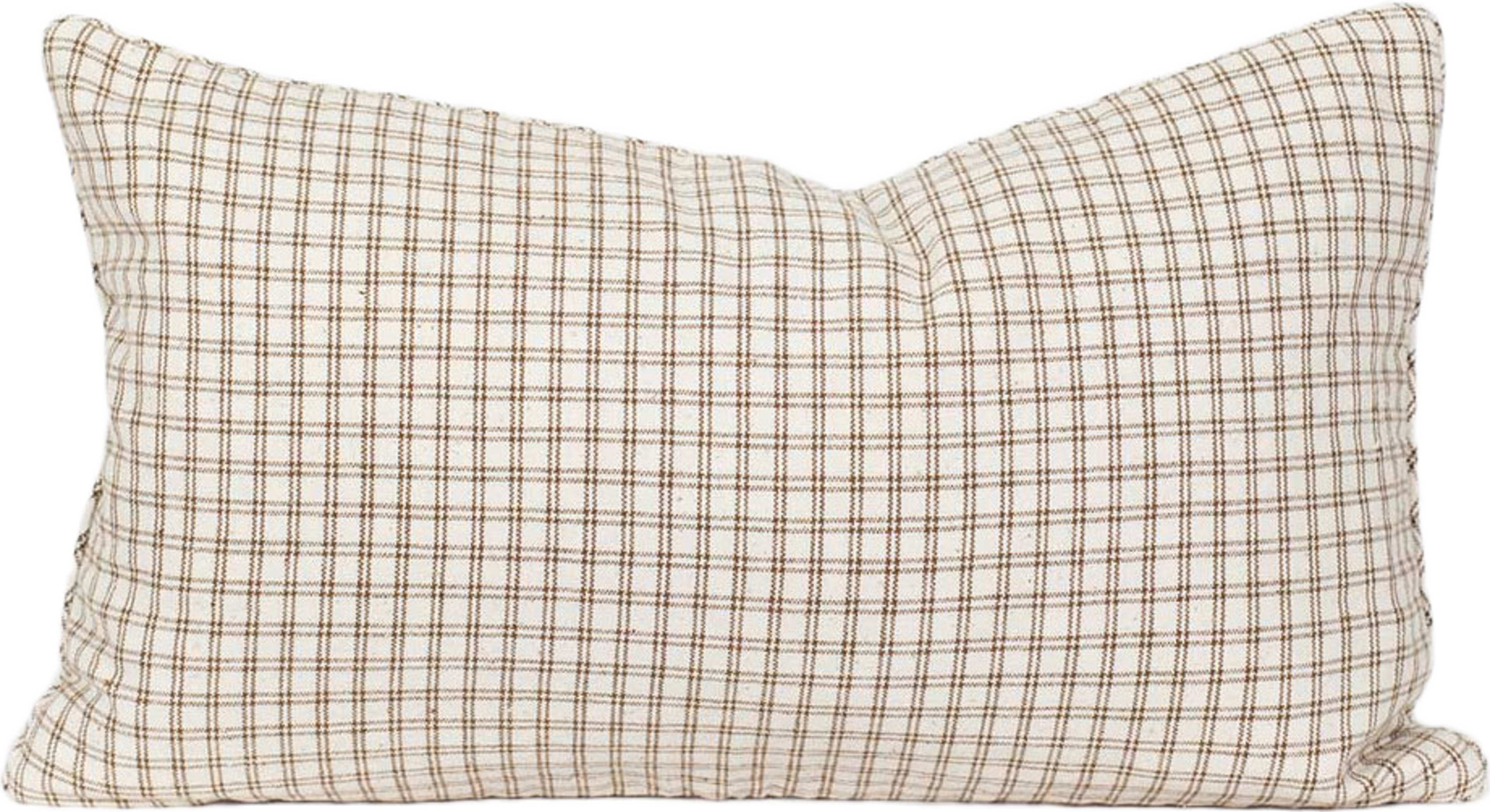 ECO SIMON Kuddfodral 30x50, vit/brun, från A World of Craft, i färgen Vit/Brun. Klicka för att öppna bilden i stort format