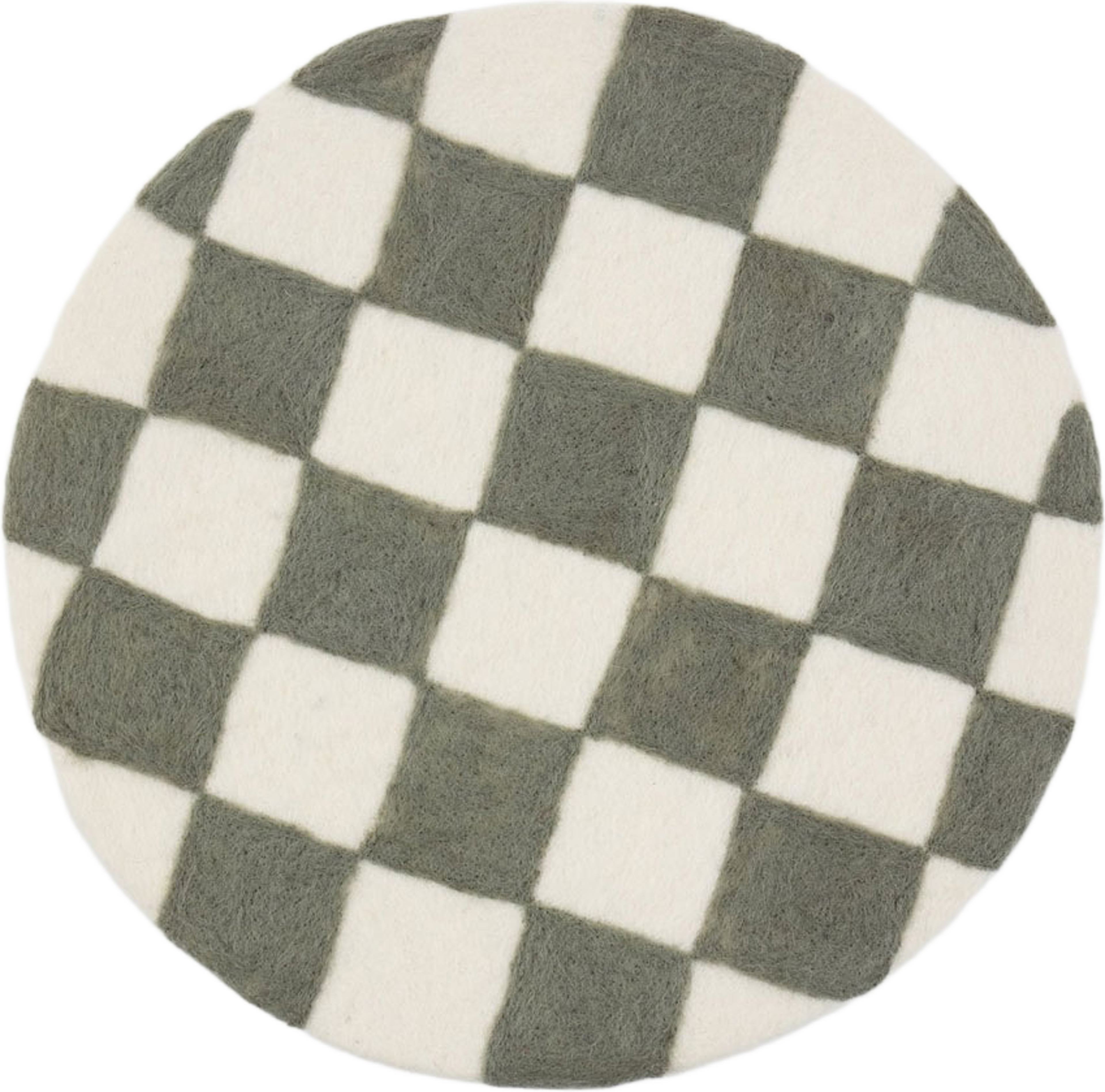 Felt chess sittdyna, grå/offwhite, från A World of Craft, i färgen Grå/Offwhite. Klicka för att öppna bilden i stort format