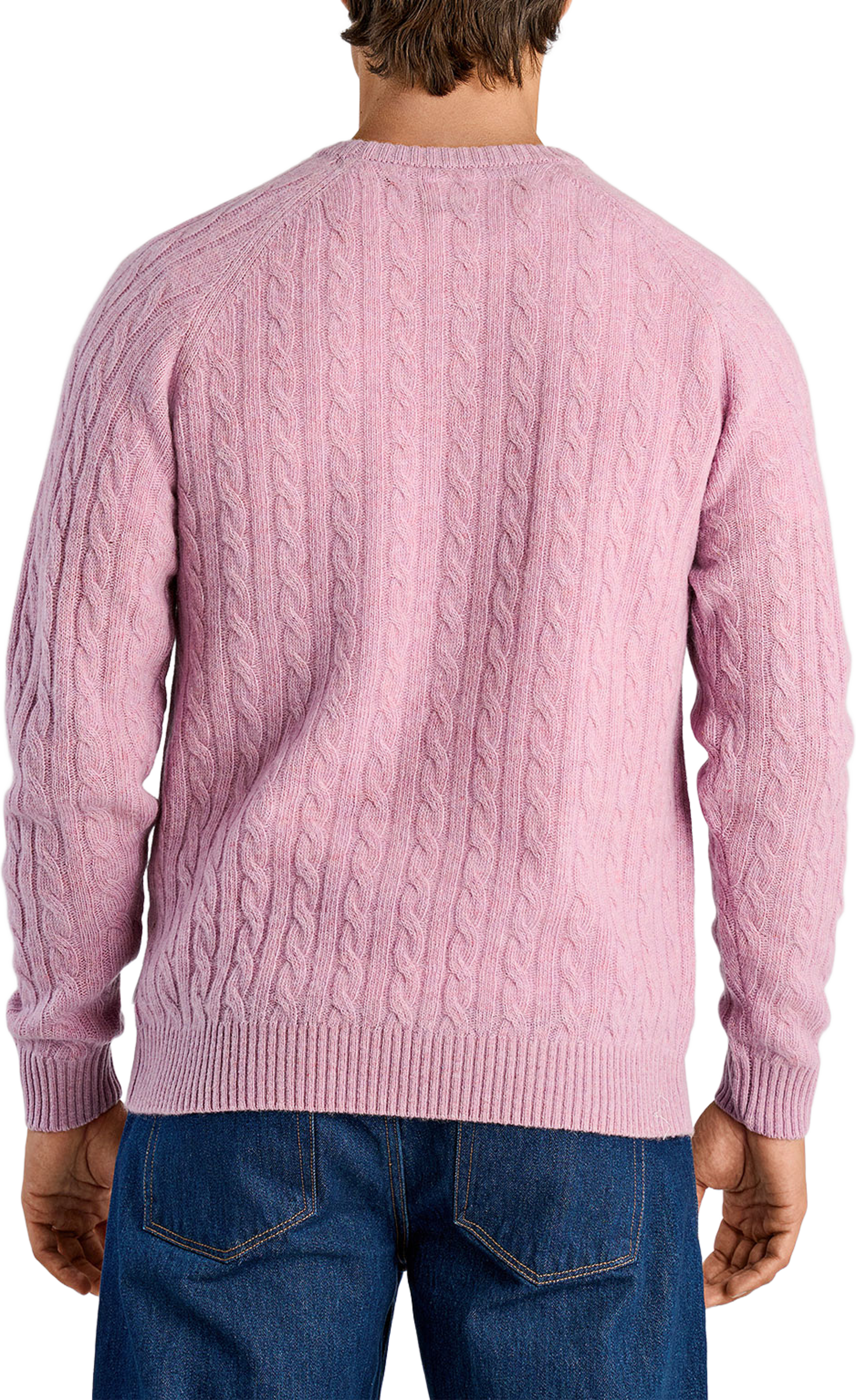 Lindbergh Lambswool raglan Knit, från Lindbergh, i färgen Lavender Mel. Klicka för att öppna bilden i stort format