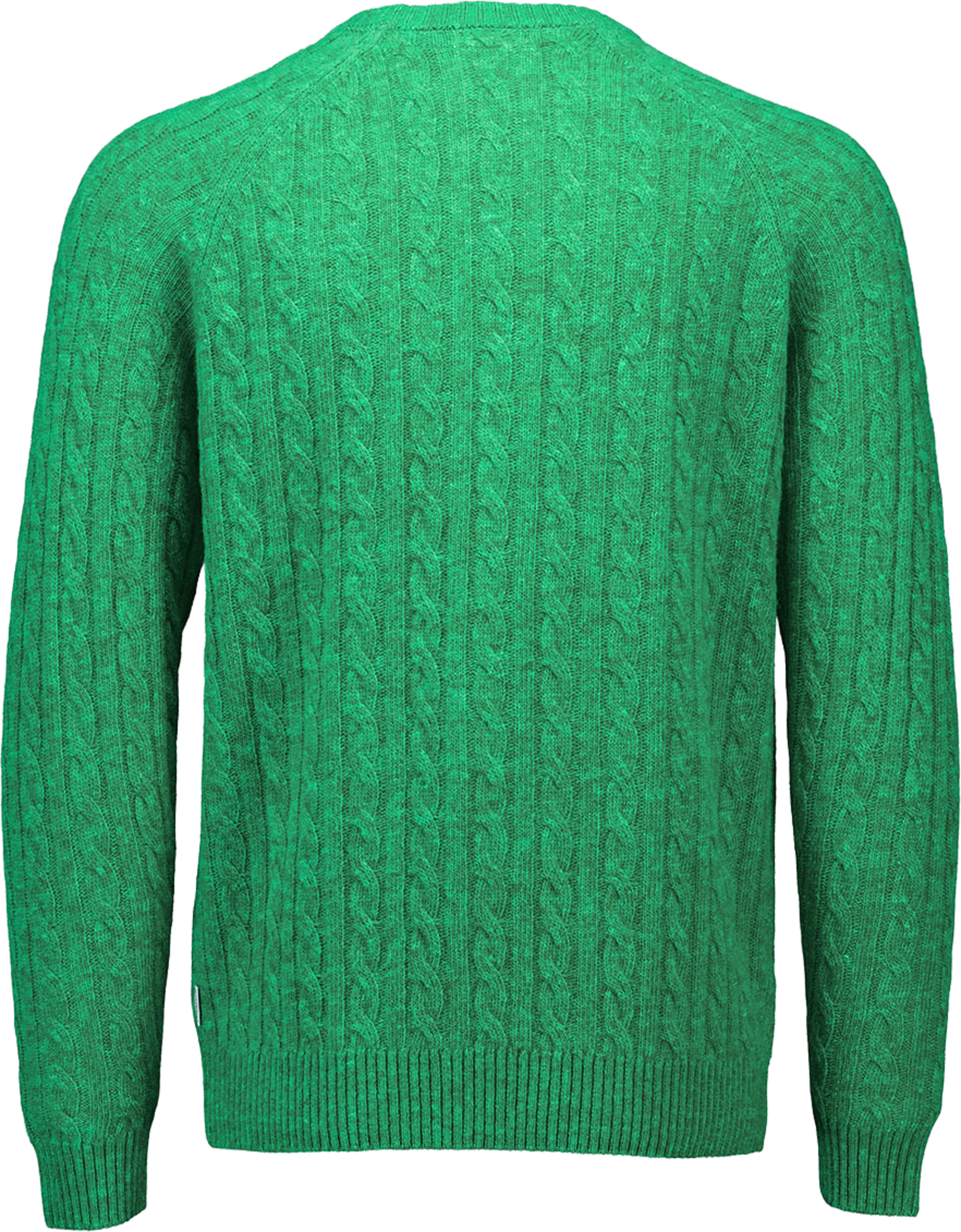 Lindbergh Lambswool raglan Knit, från Lindbergh, i färgen Bright Green Mel. Klicka för att öppna bilden i stort format