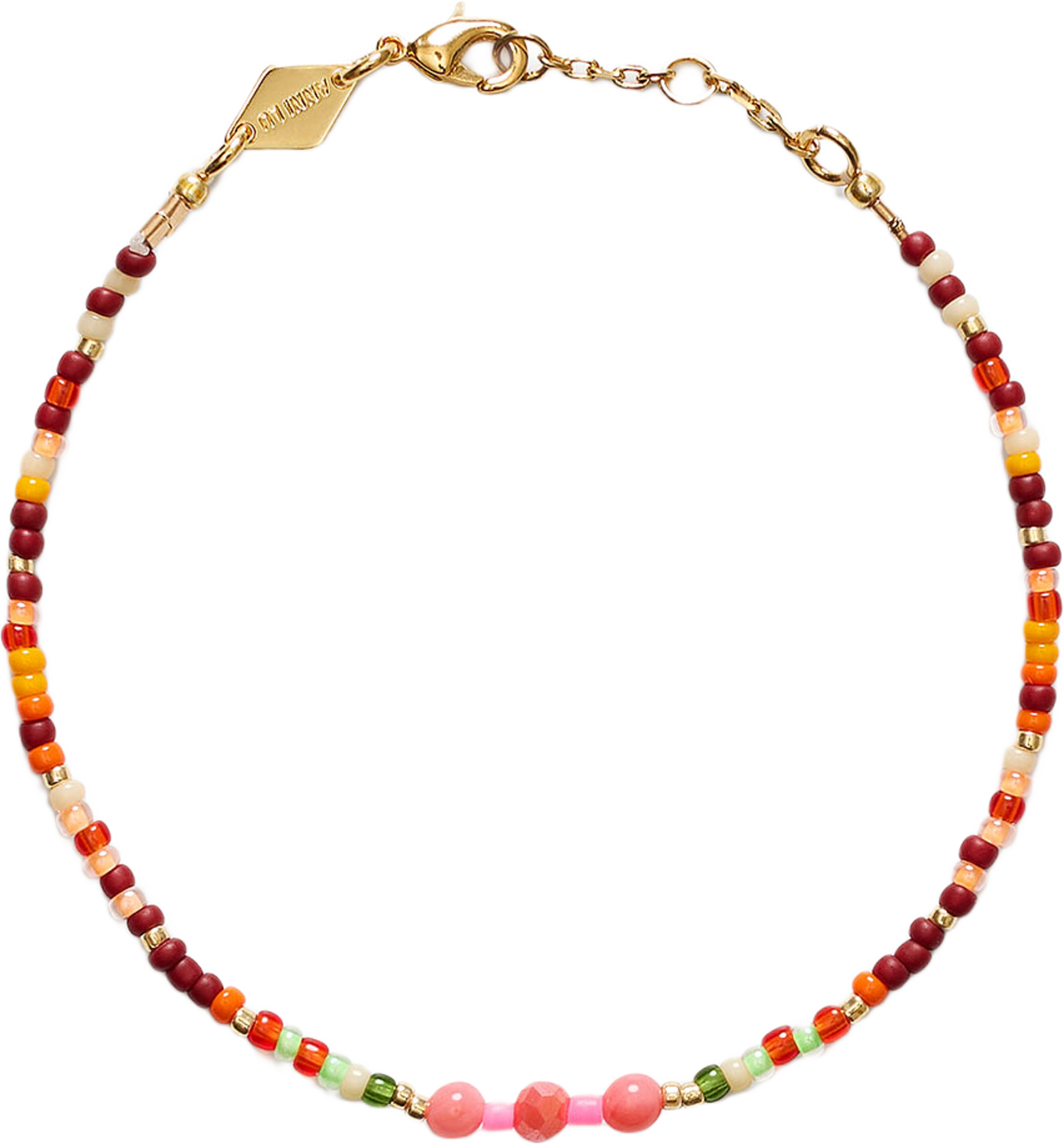 Giddy Up Bracelet, från Anni Lu, i färgen Rosy Harvest. Klicka för att öppna bilden i stort format