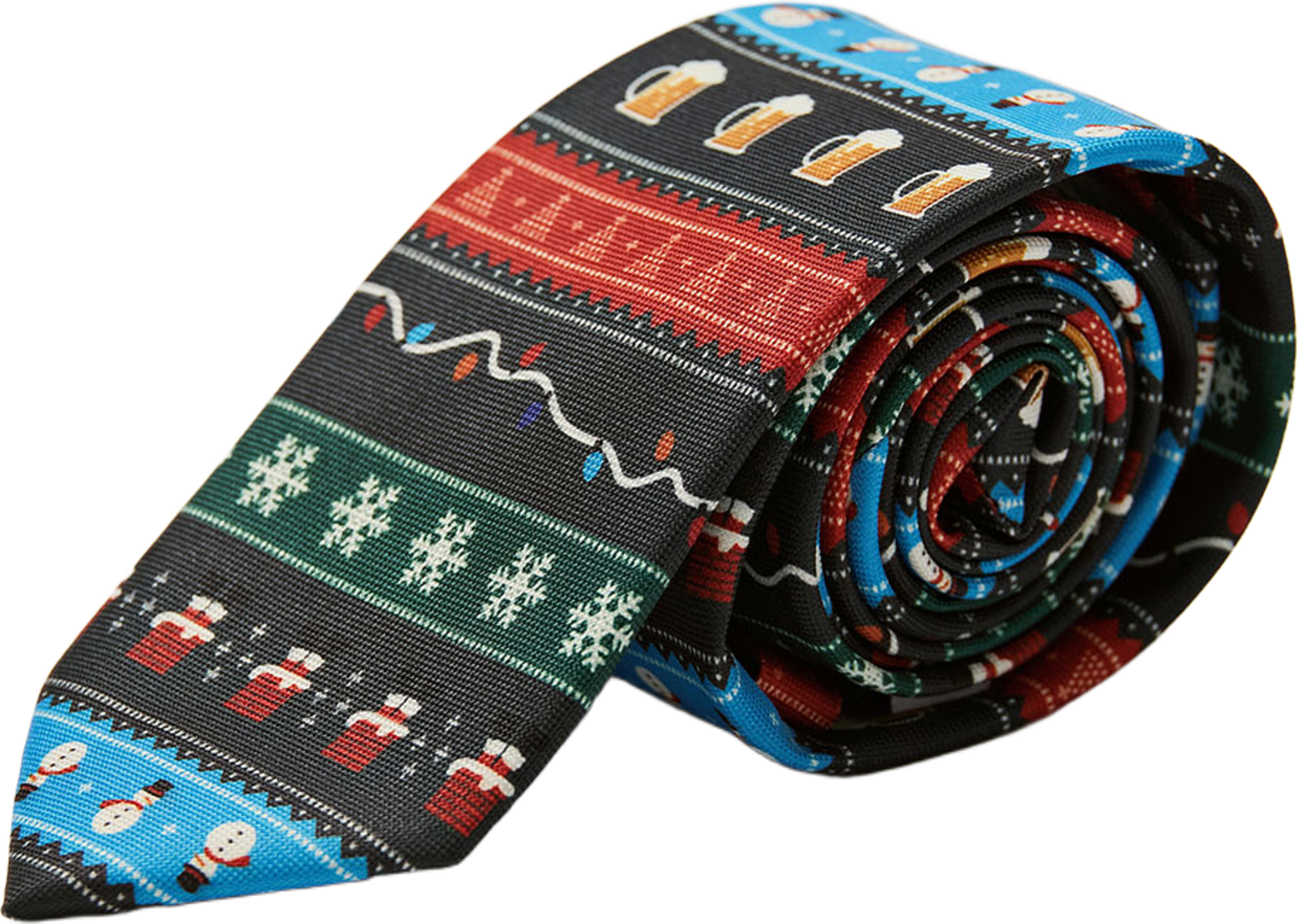 Christmas Tie Tie, från Lindbergh, i färgen Navy. Klicka för att öppna bilden i stort format