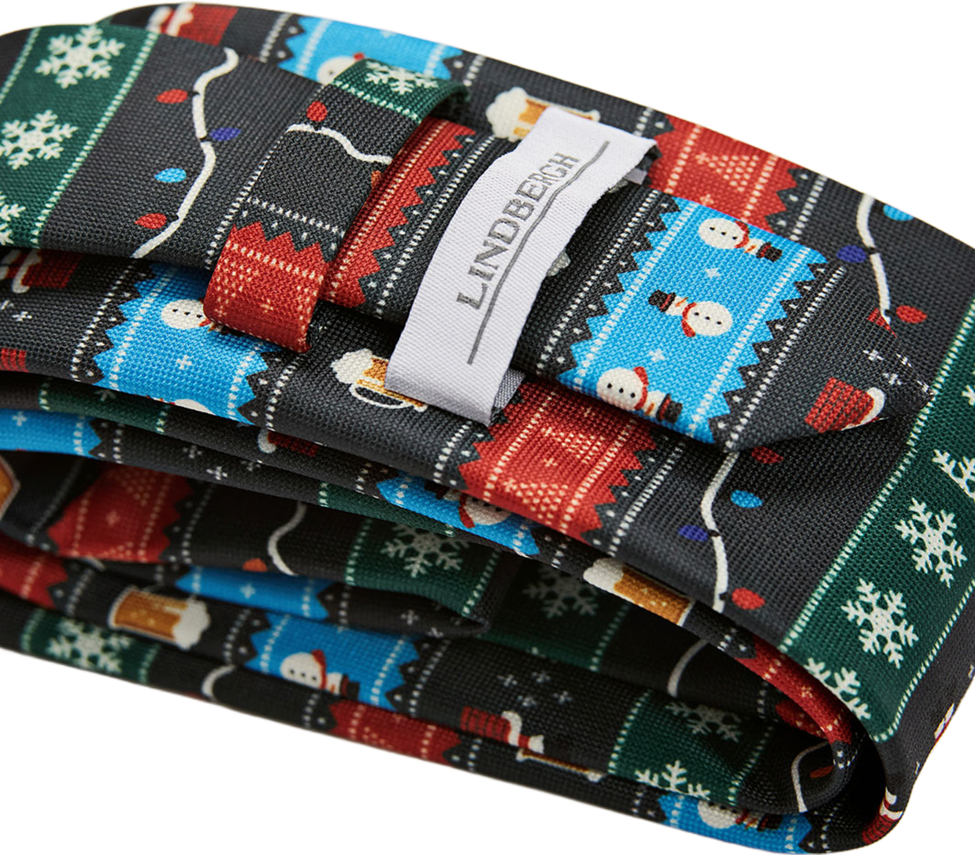 Christmas Tie Tie, från Lindbergh, i färgen Navy. Klicka för att öppna bilden i stort format