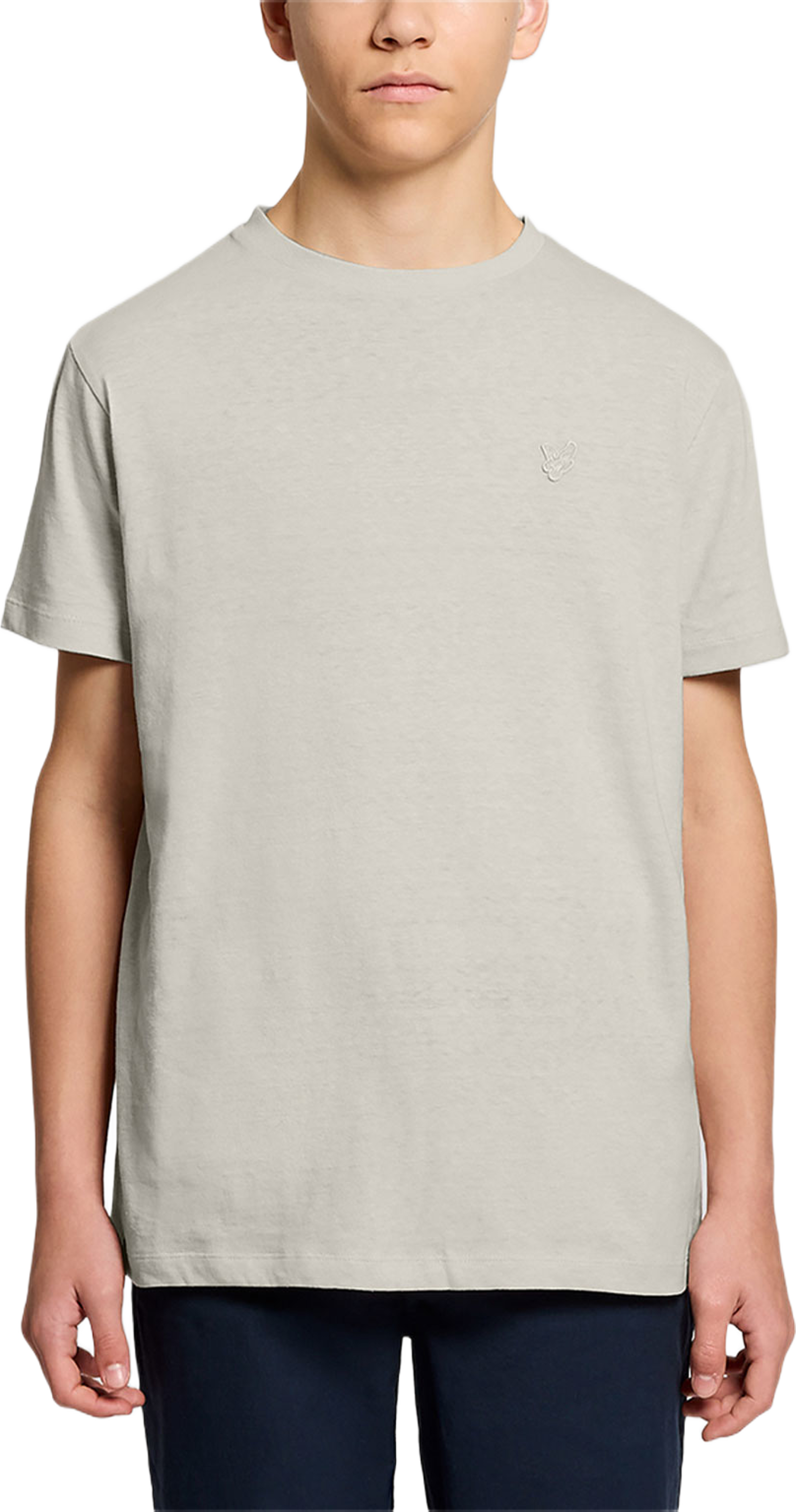 Linen T-shirt, från Lyle & Scott, i färgen Cove. Klicka för att öppna bilden i stort format