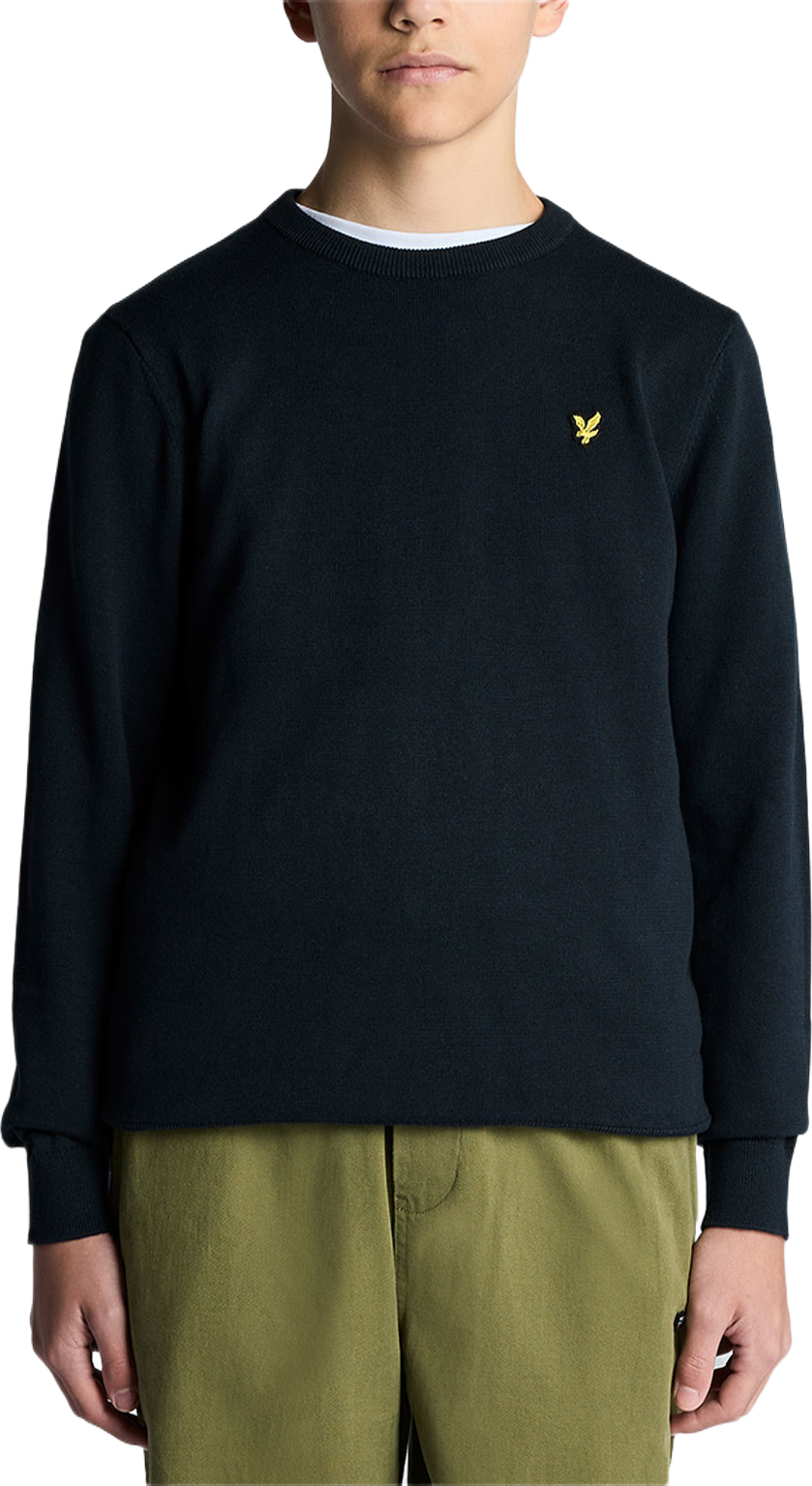 Crew Neck Jumper, från Lyle & Scott, i färgen Dark Navy. Klicka för att öppna bilden i stort format