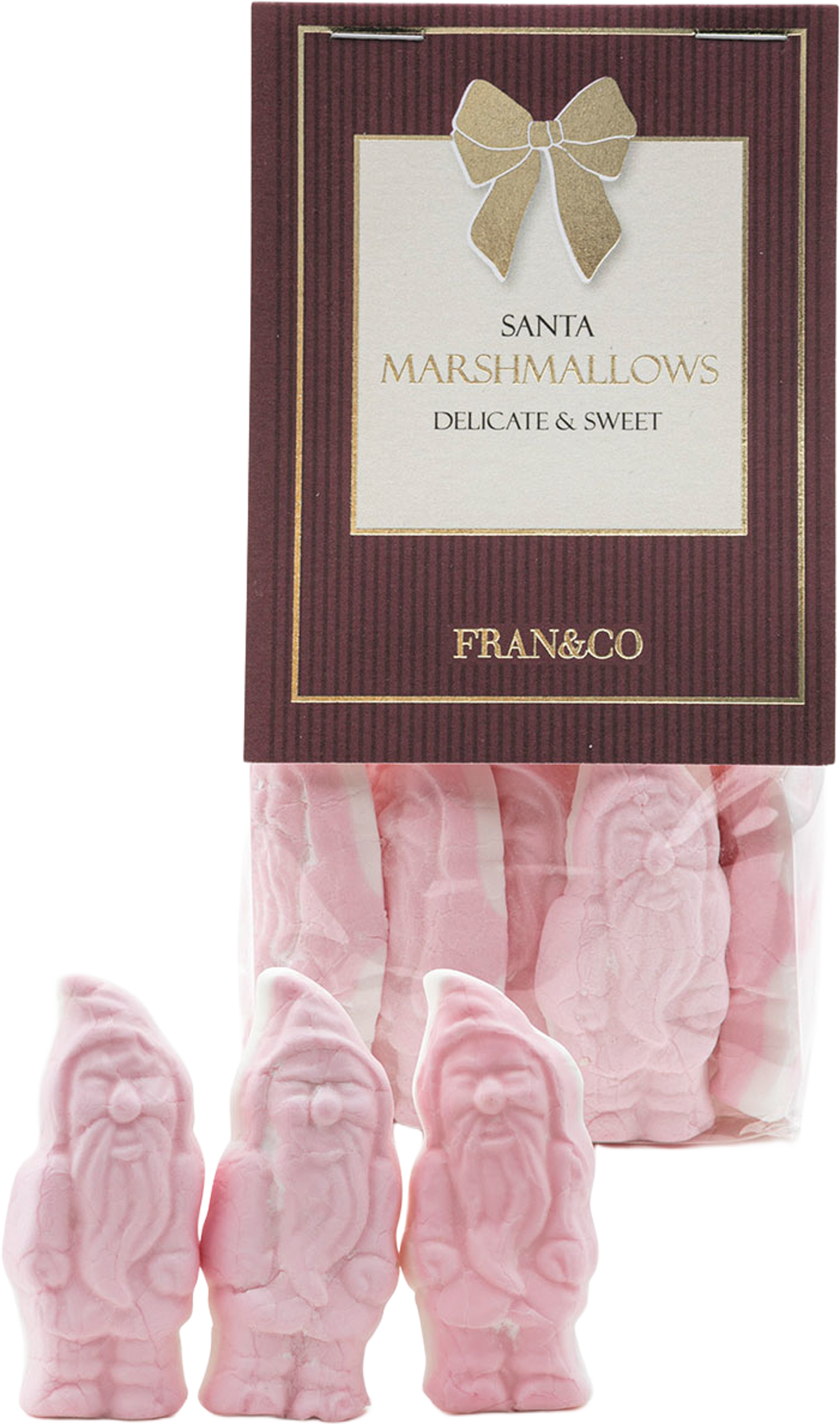 Santa Marshmallows, från Fran&Co, i färgen Vinröd. Klicka för att öppna bilden i stort format