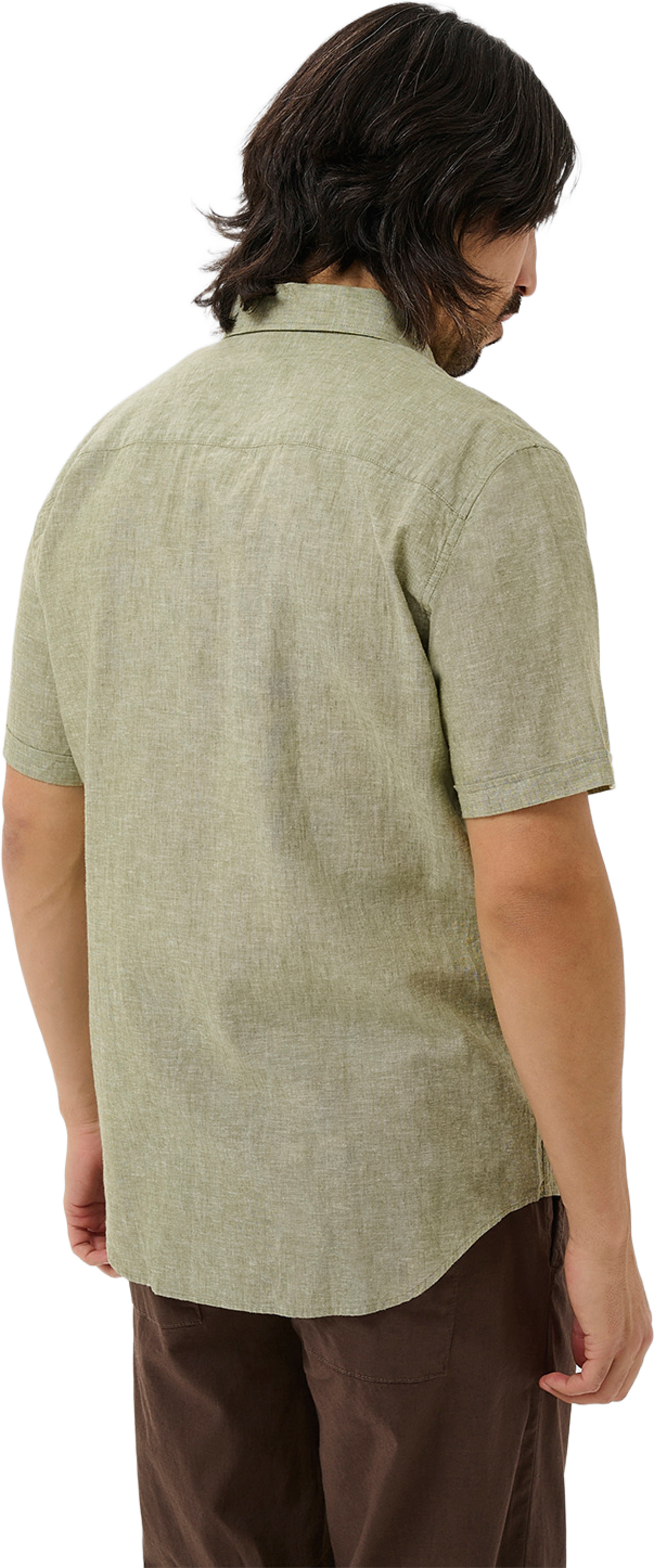 Trostol Shirt, från Matinique, i färgen Capulet Olive. Klicka för att öppna bilden i stort format