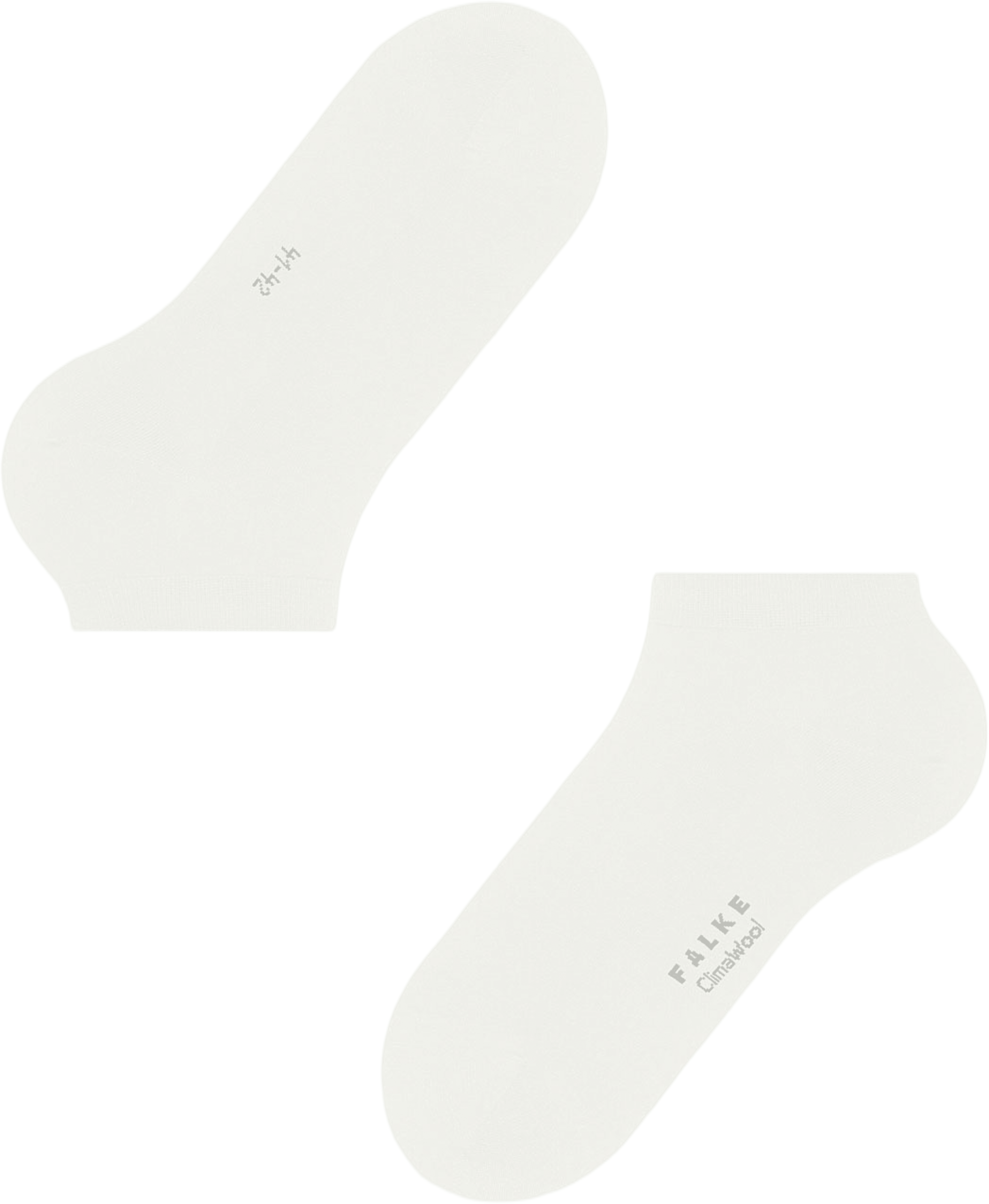 ClimaWool Sneaker Socks, från Falke, i färgen Off-white. Klicka för att öppna bilden i stort format