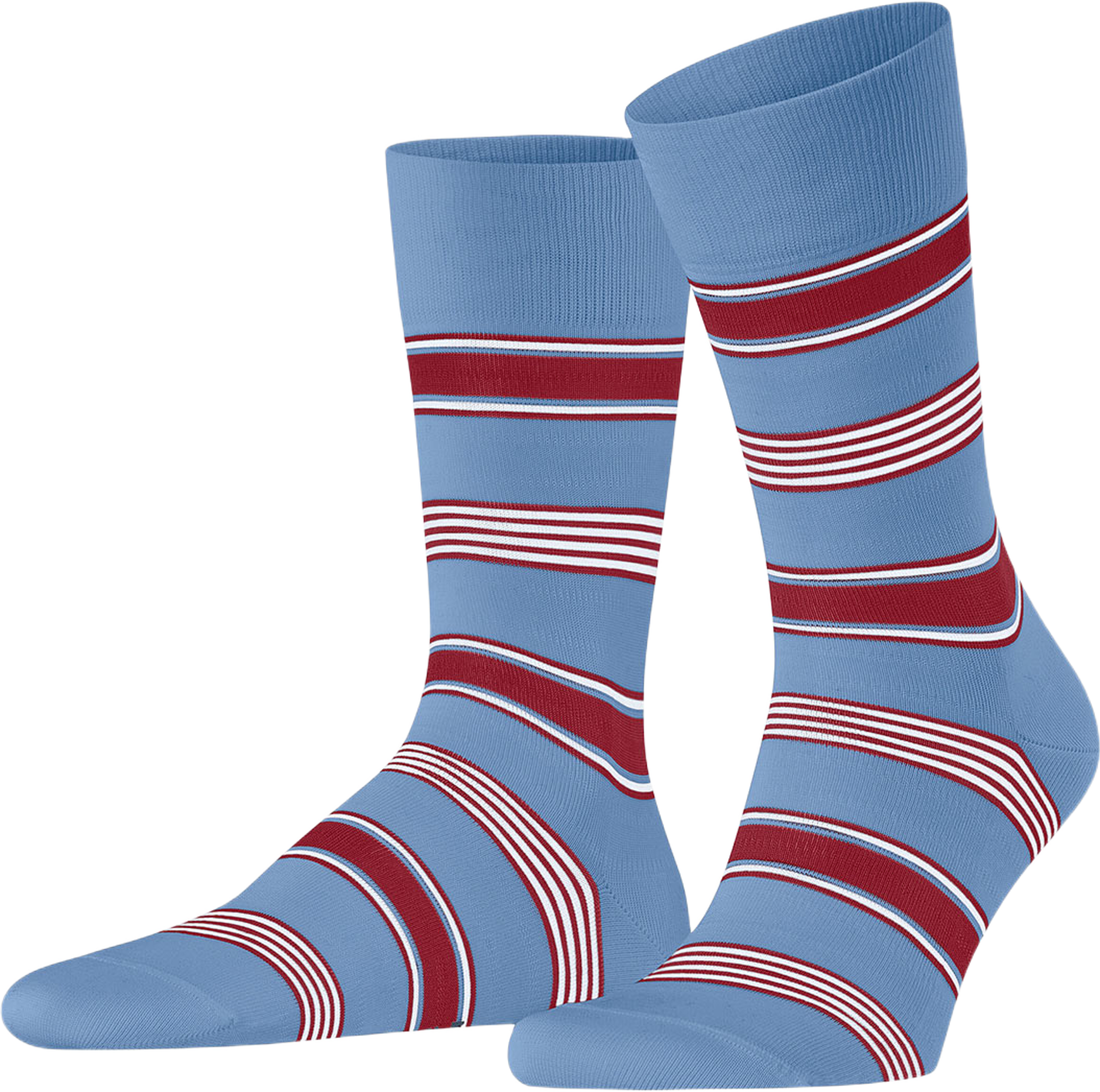 Marina Stripe, från Falke, i färgen Cornflower Blue. Klicka för att öppna bilden i stort format