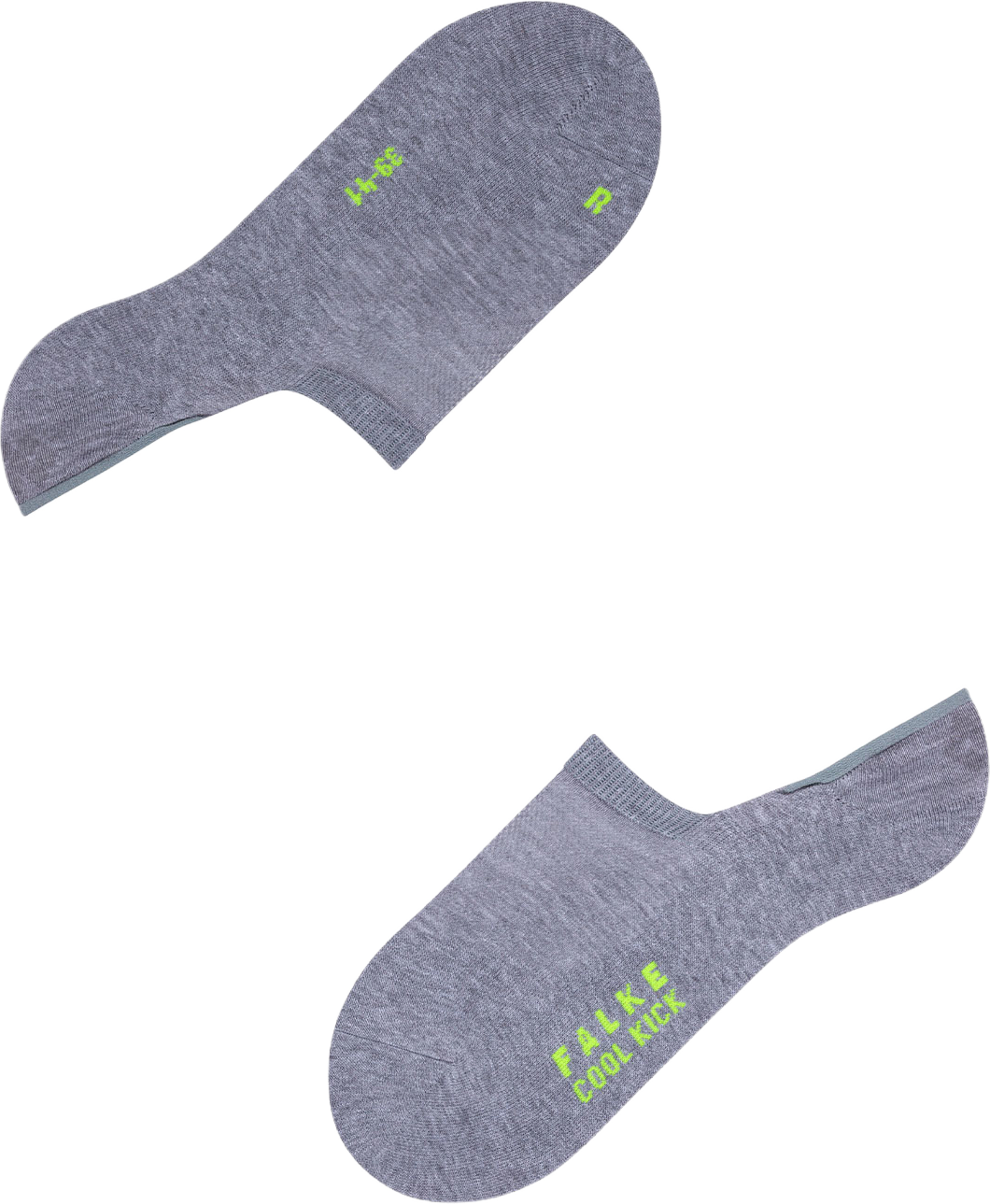 Cool Kick Invisibles, från Falke, i färgen Light Grey Mel. Klicka för att öppna bilden i stort format