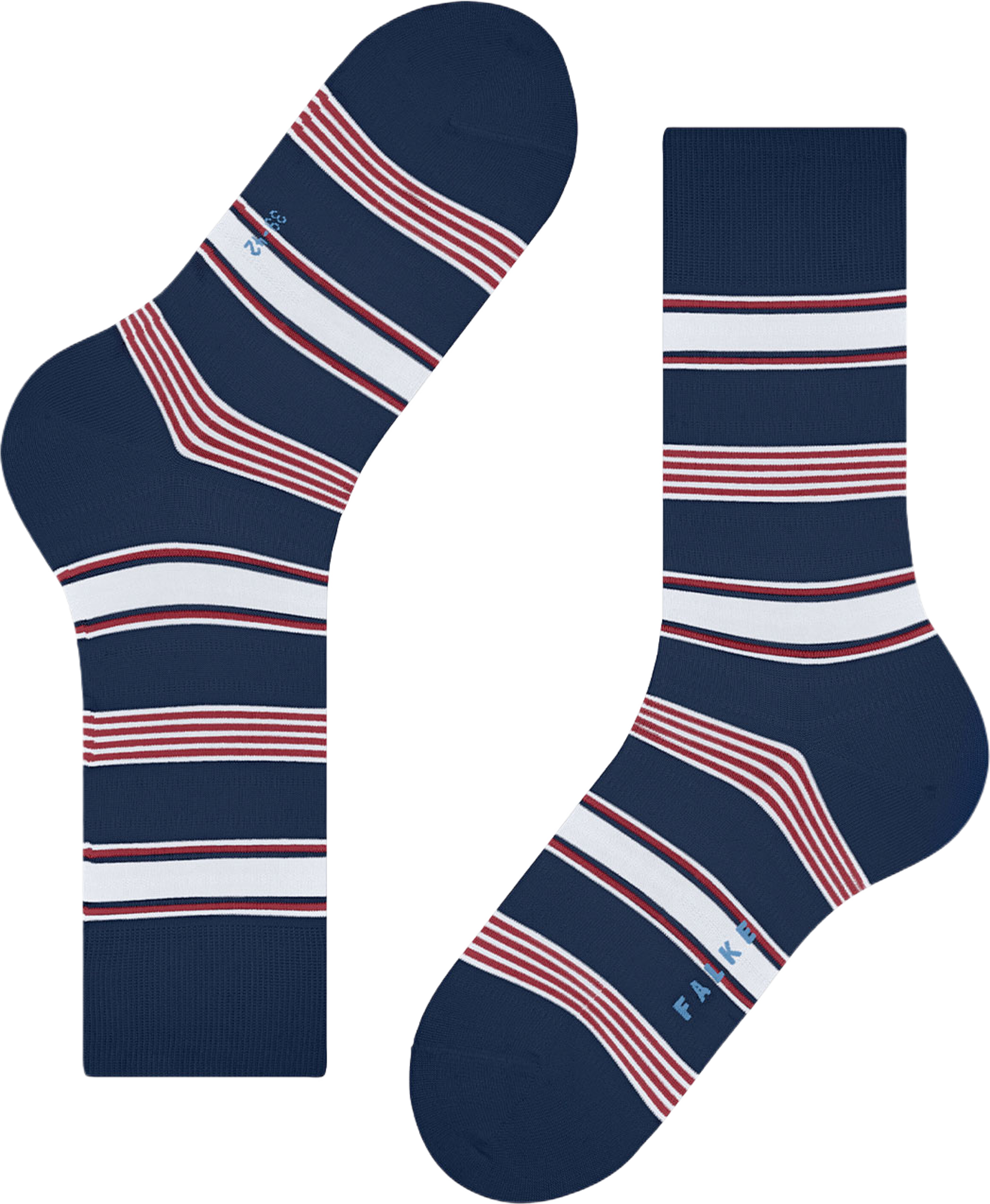 Marina Stripe, från Falke, i färgen Royal Blue. Klicka för att öppna bilden i stort format