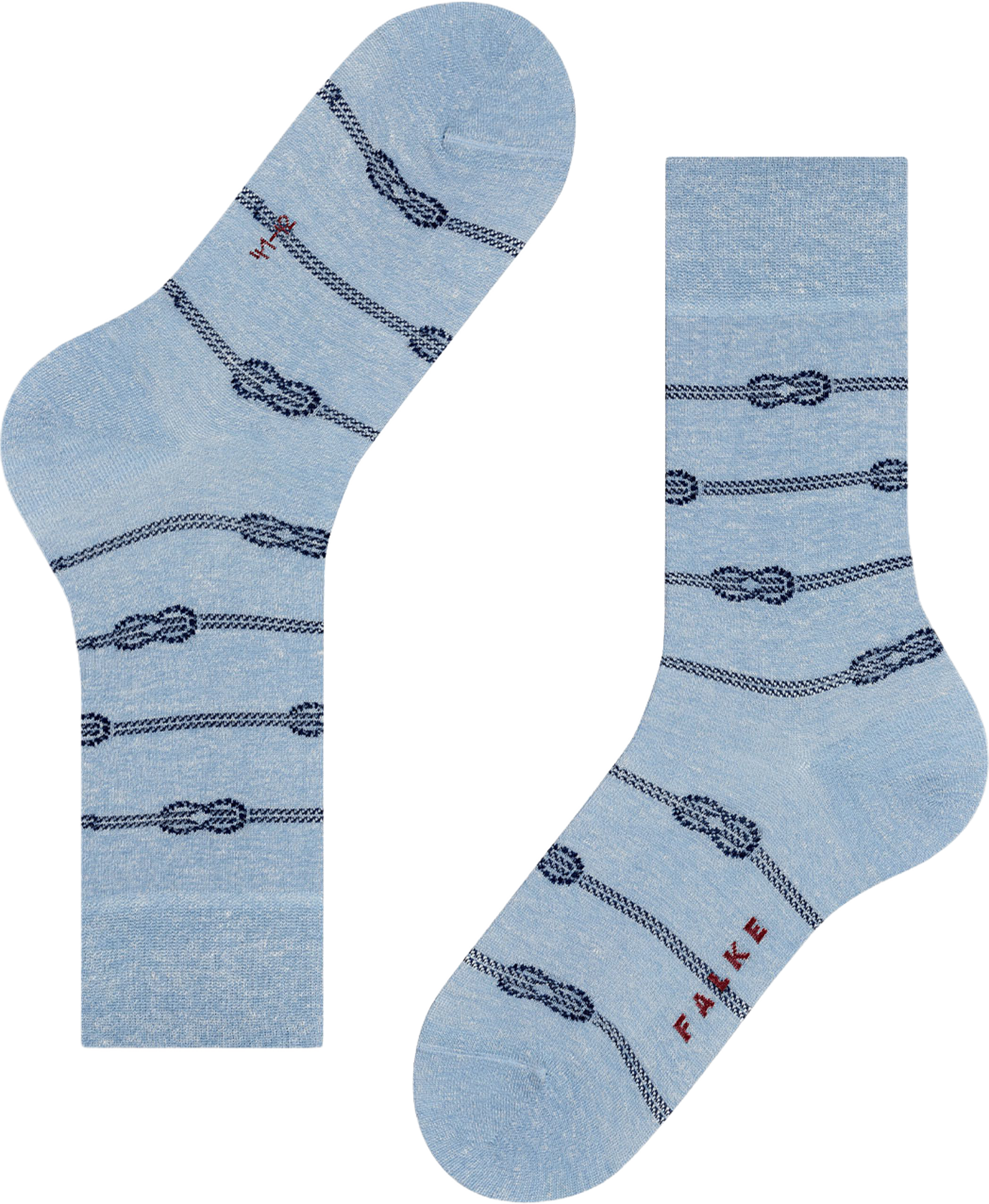 Sailing Rope, från Falke, i färgen Dream Blue. Klicka för att öppna bilden i stort format