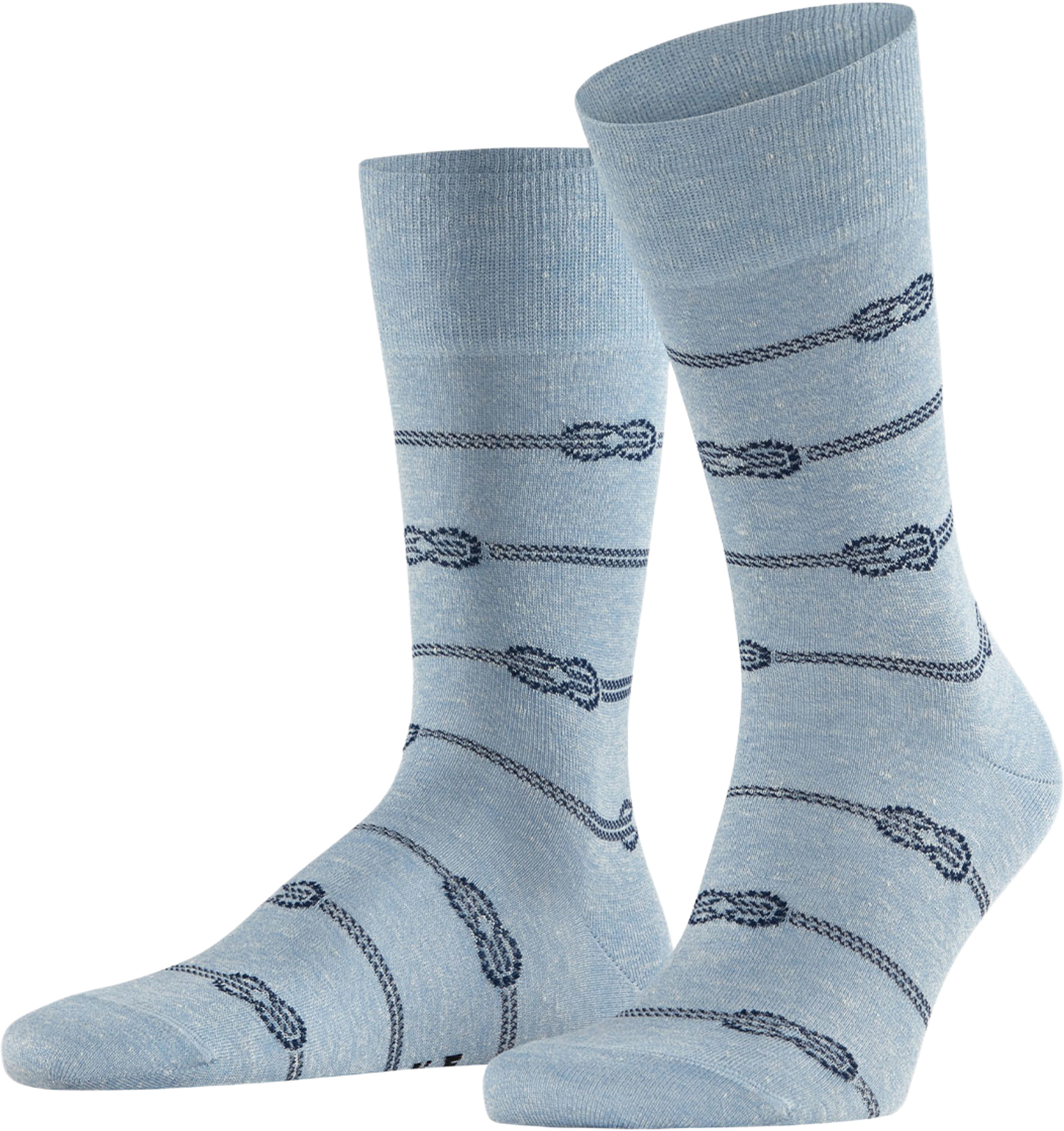 Sailing Rope, från Falke, i färgen Dream Blue. Klicka för att öppna bilden i stort format