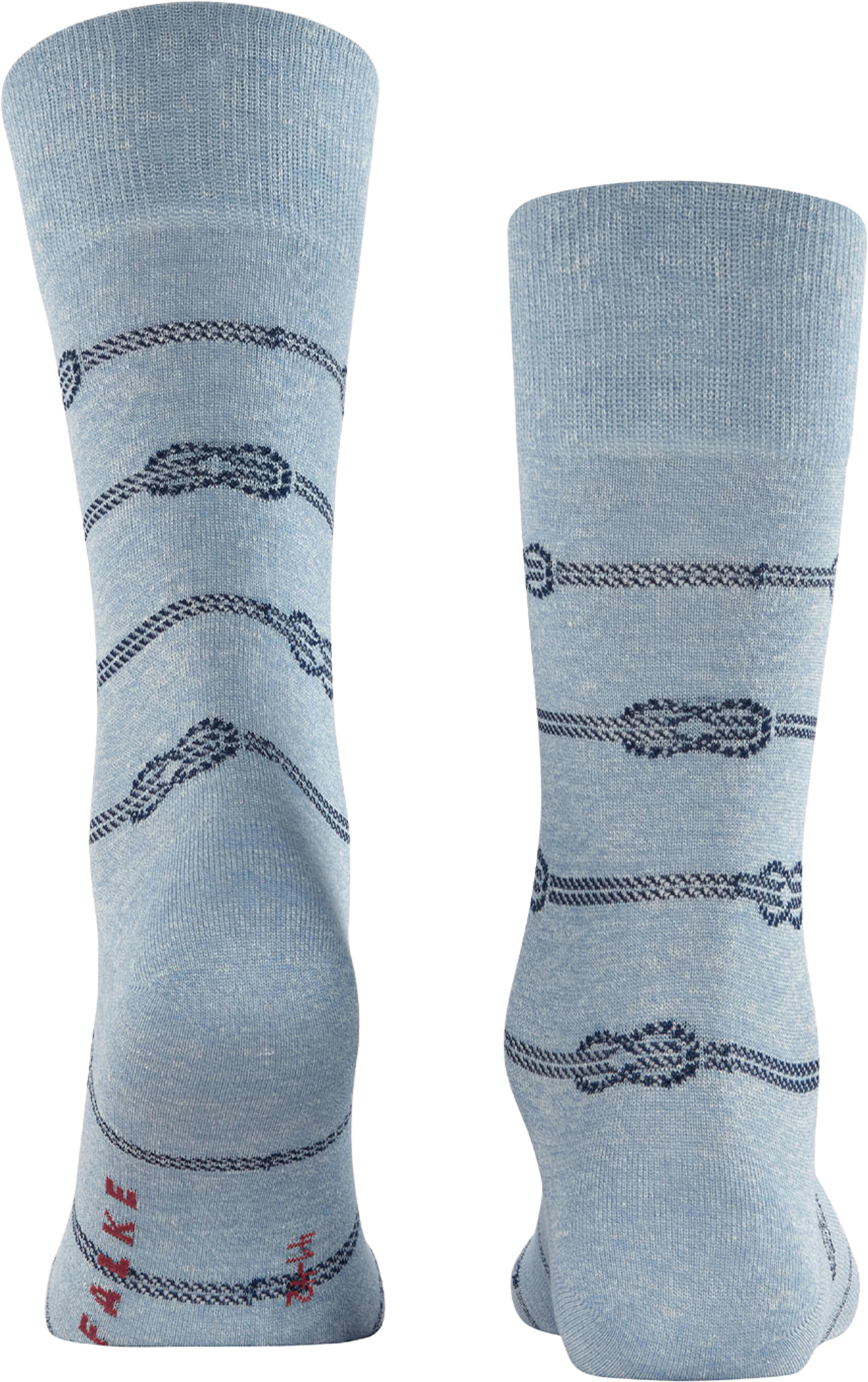 Sailing Rope, från Falke, i färgen Dream Blue. Klicka för att öppna bilden i stort format