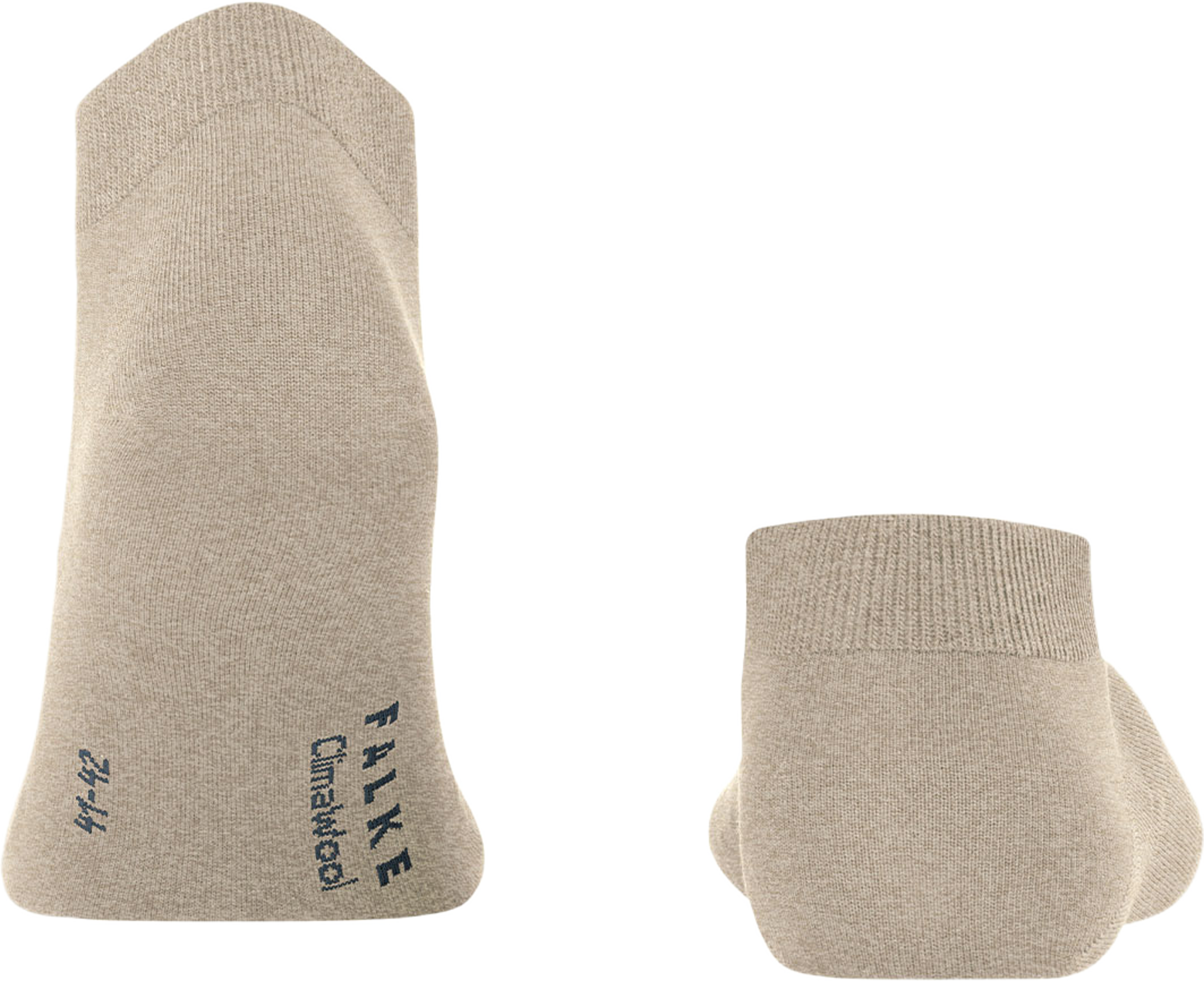 ClimaWool Sneaker Socks, från Falke, i färgen Pebble Mel. Klicka för att öppna bilden i stort format