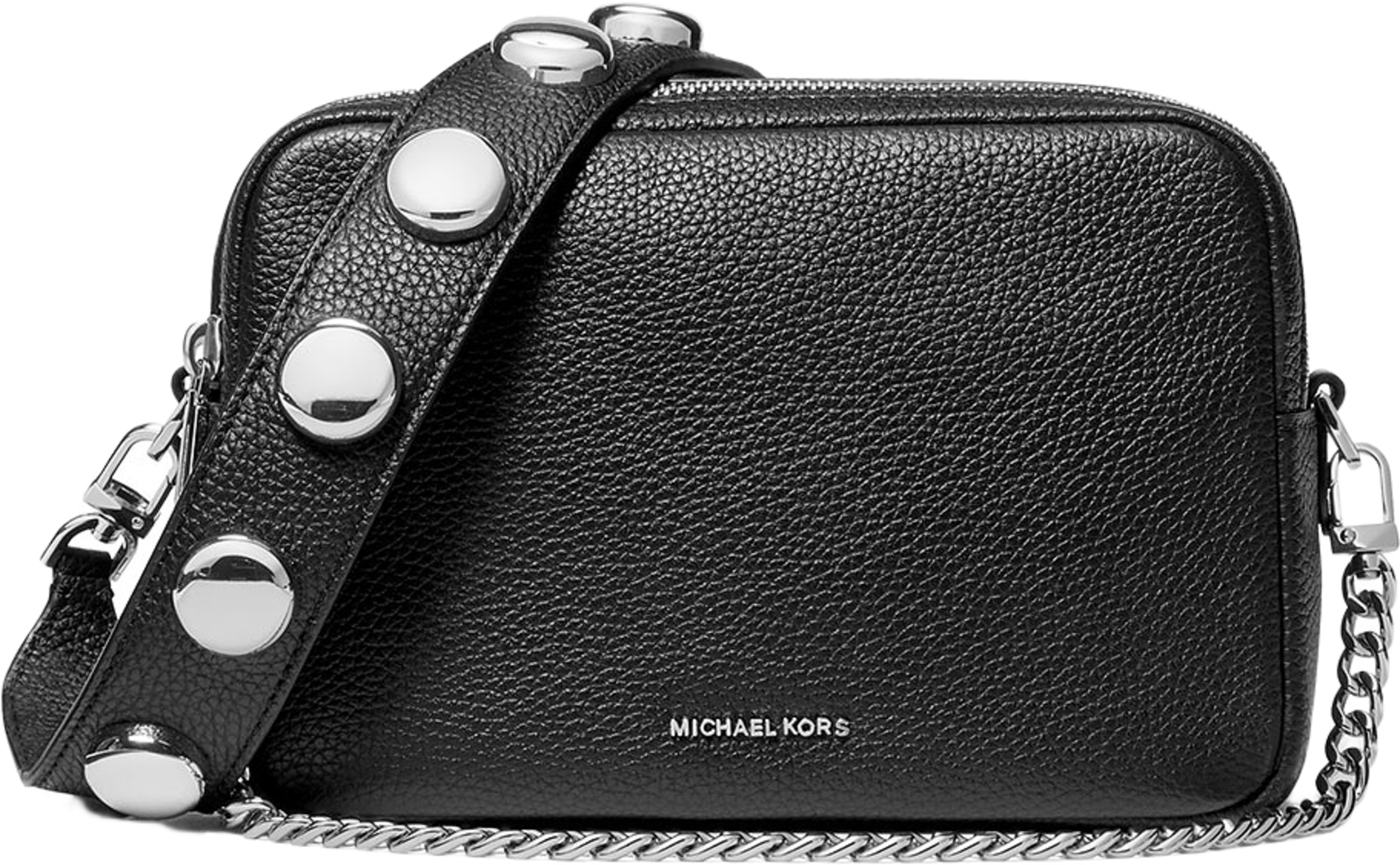 Bryant Medium Camera Crossbody Bag, från Michael Kors, i färgen Black. Klicka för att öppna bilden i stort format