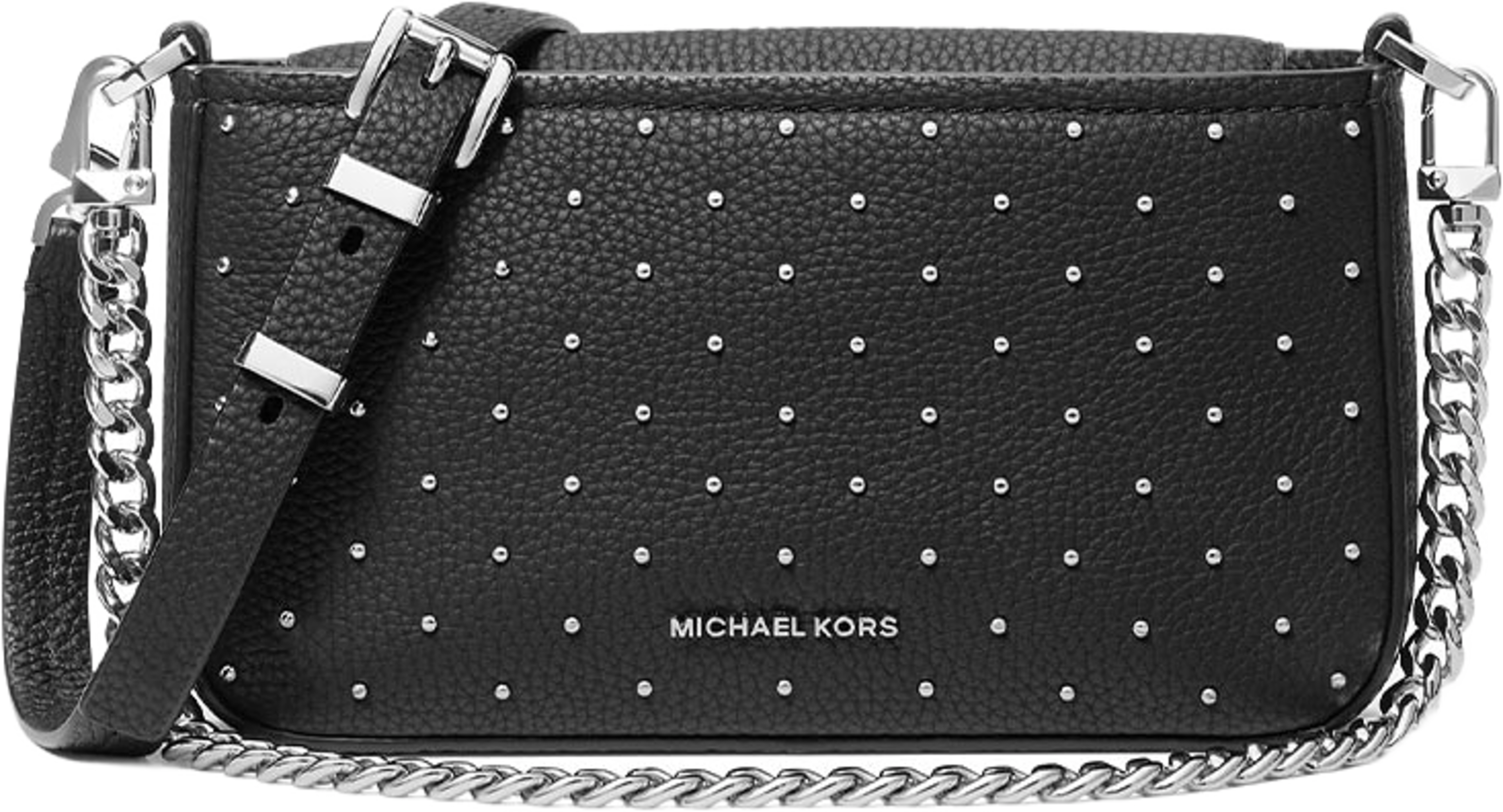 Bryant Small Convertible Crossbody Bag, från Michael Kors, i färgen Black. Klicka för att öppna bilden i stort format