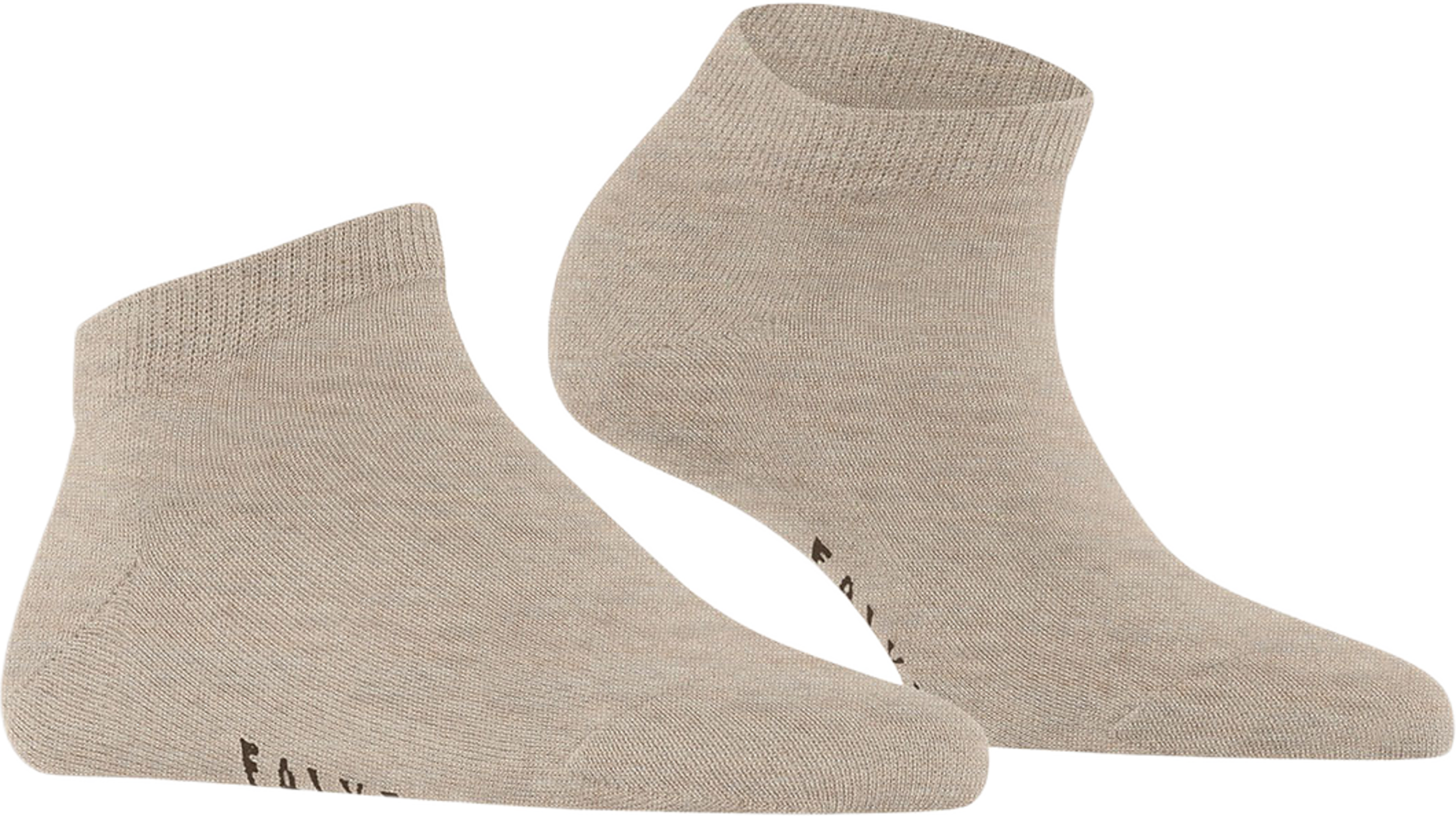 Family Sneaker Socks, från Falke, i färgen Linen Mel. Klicka för att öppna bilden i stort format