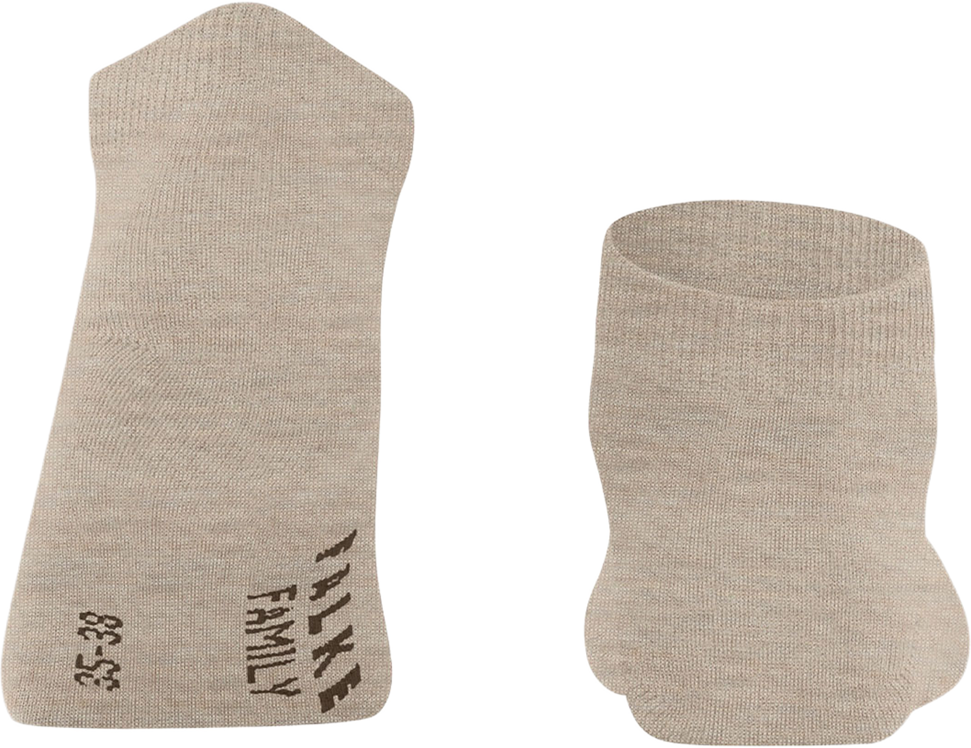 Family Sneaker Socks, från Falke, i färgen Linen Mel. Klicka för att öppna bilden i stort format