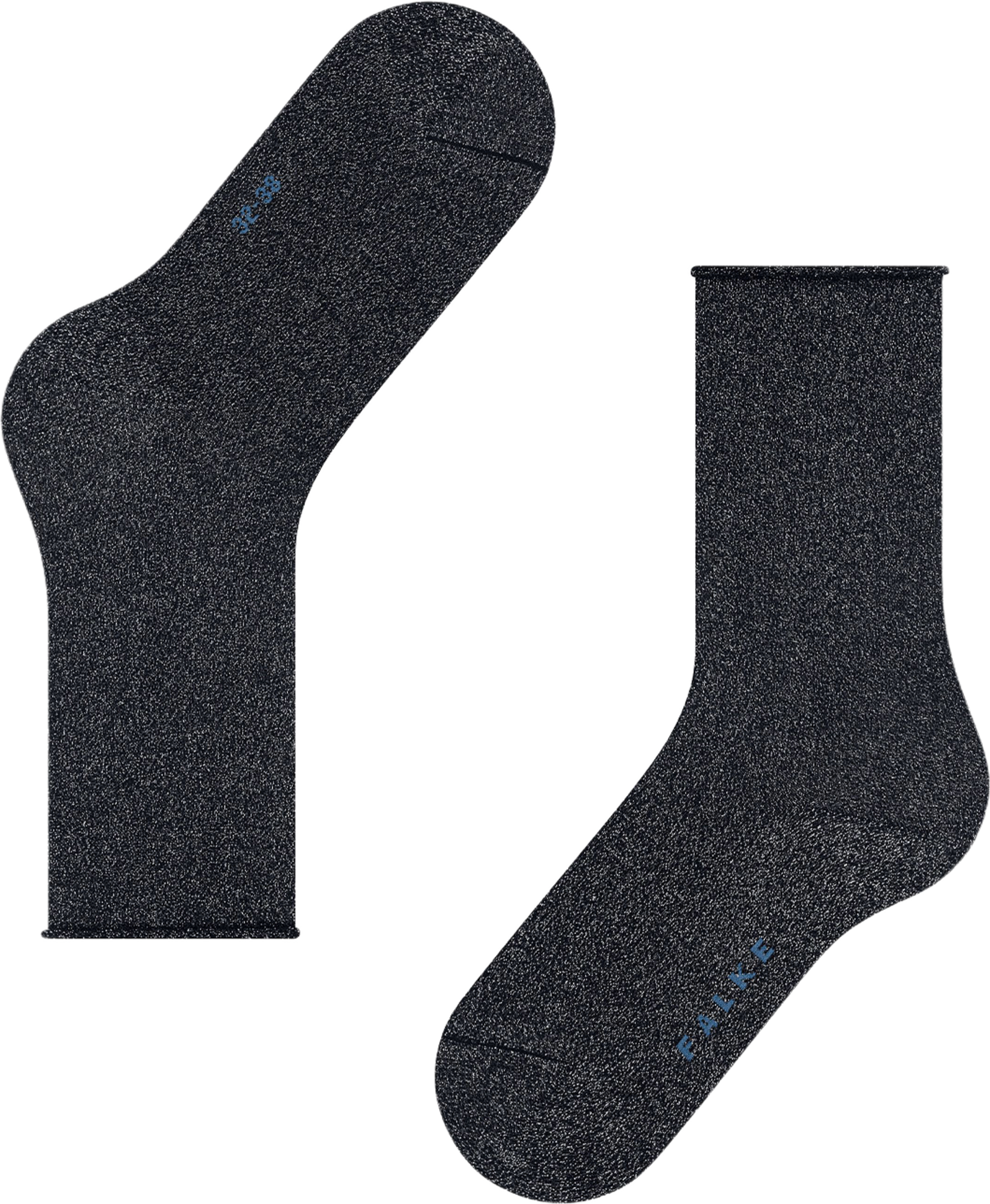 Shiny, från Falke, i färgen Dark Navy. Klicka för att öppna bilden i stort format